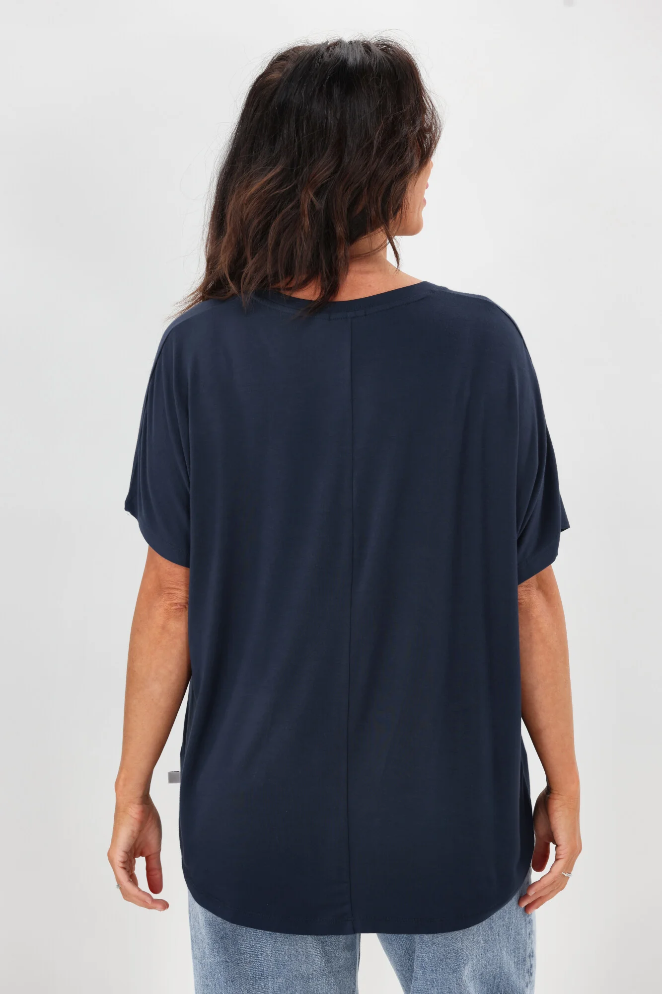 Shine On Essentials Comfort Tee Navy - Image 7