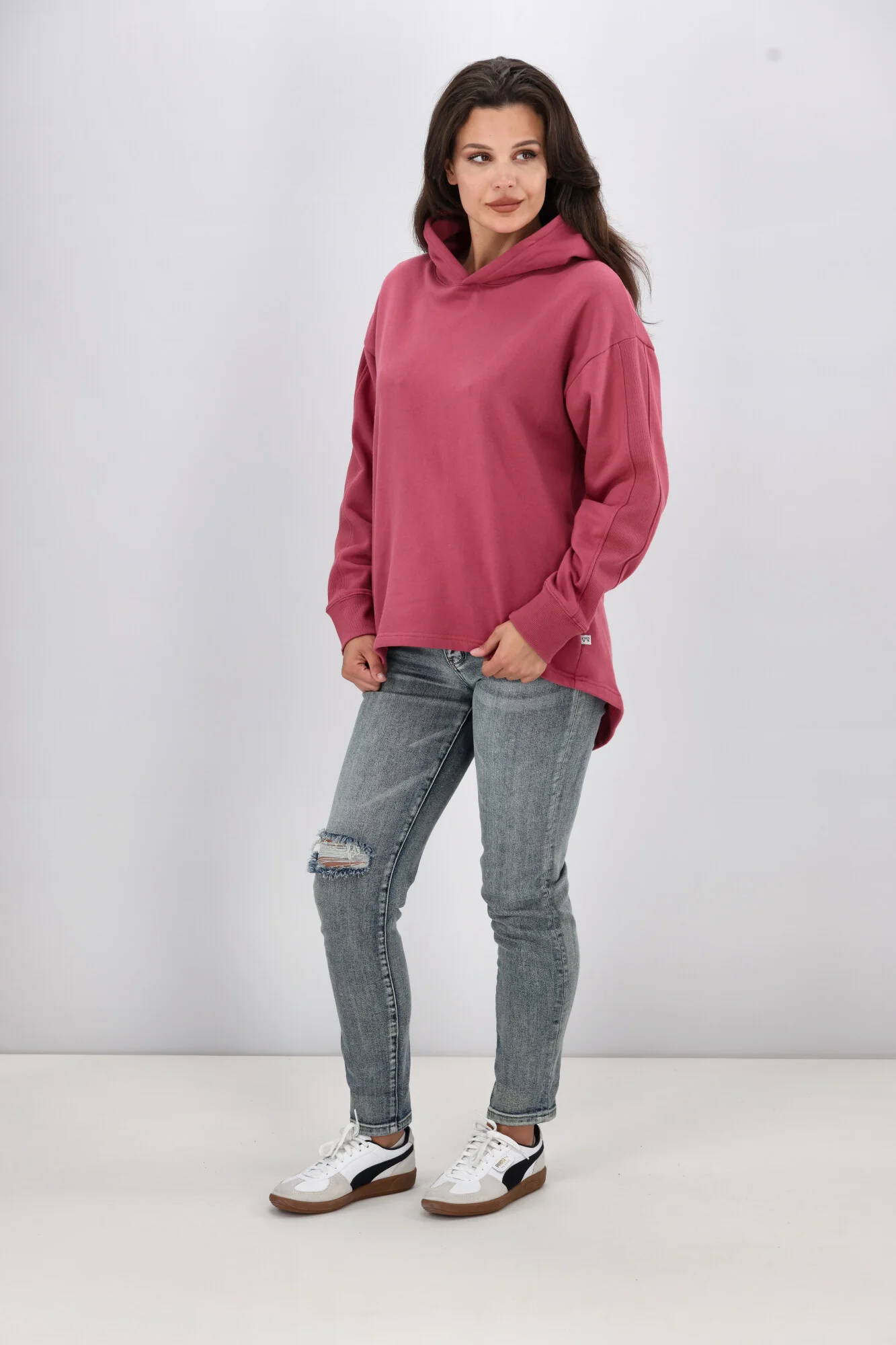 Shine On Essentials Hoody Dusty Rose - Image 2