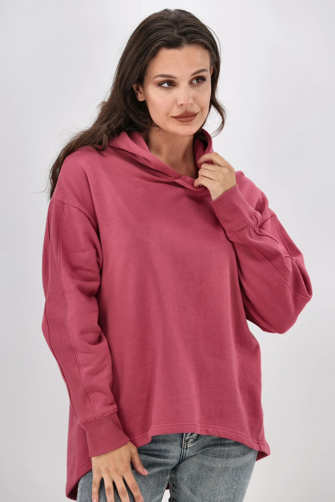 Shine On Essentials Hoody Dusty Rose - Image 4