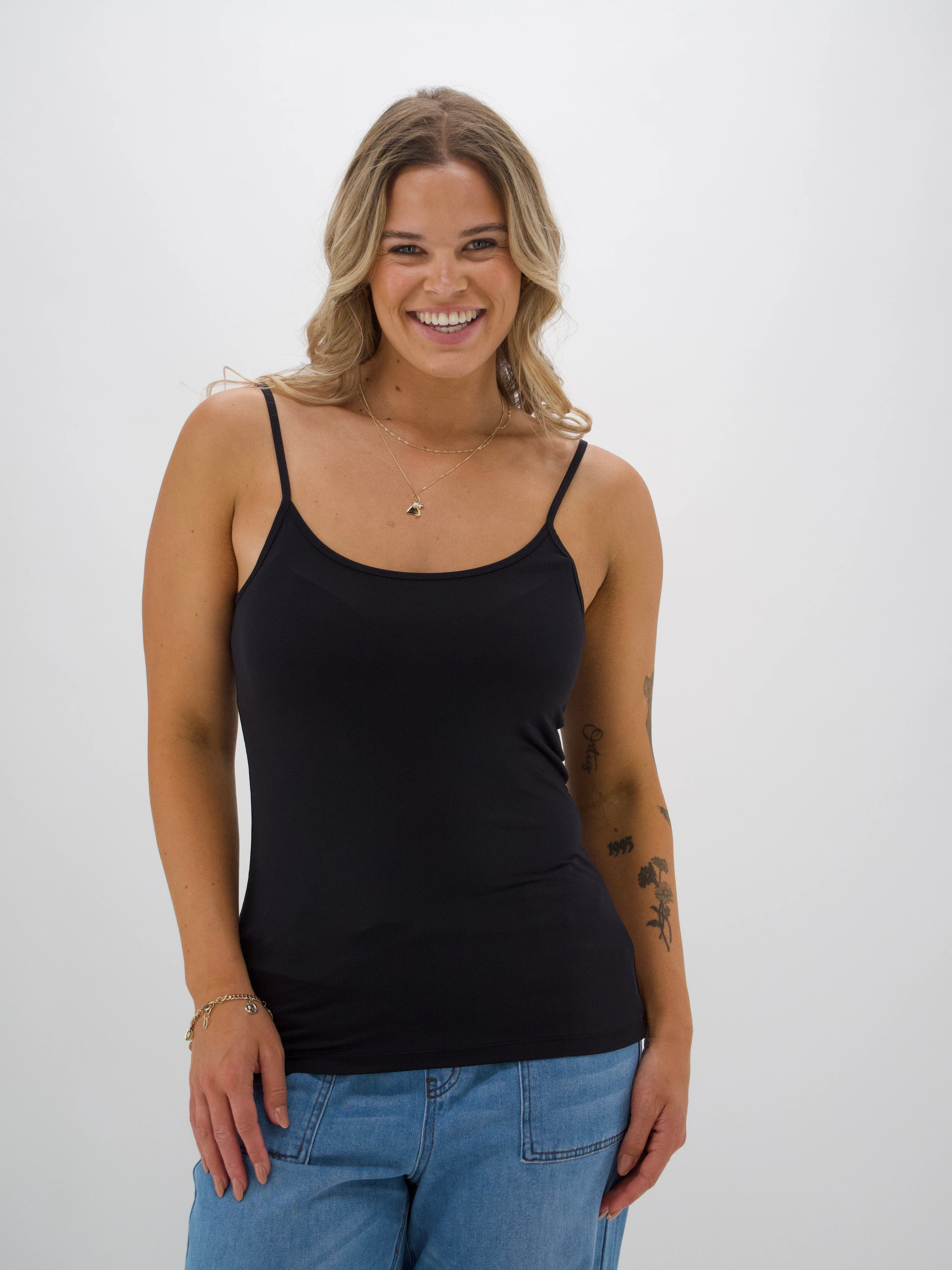 Shine On Essentials Layering Cami Black - Image 2