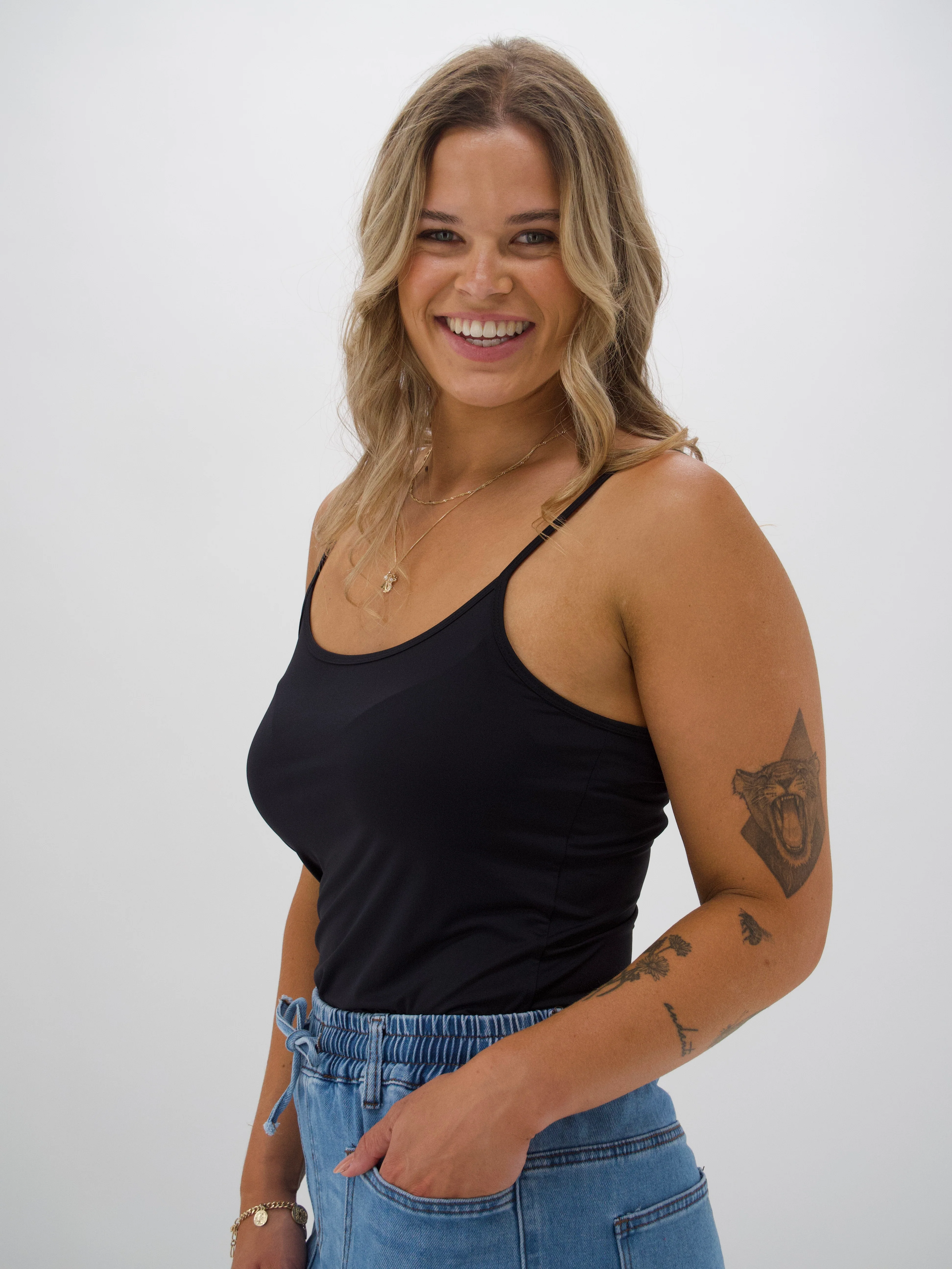Shine On Essentials Layering Cami Black - Image 3