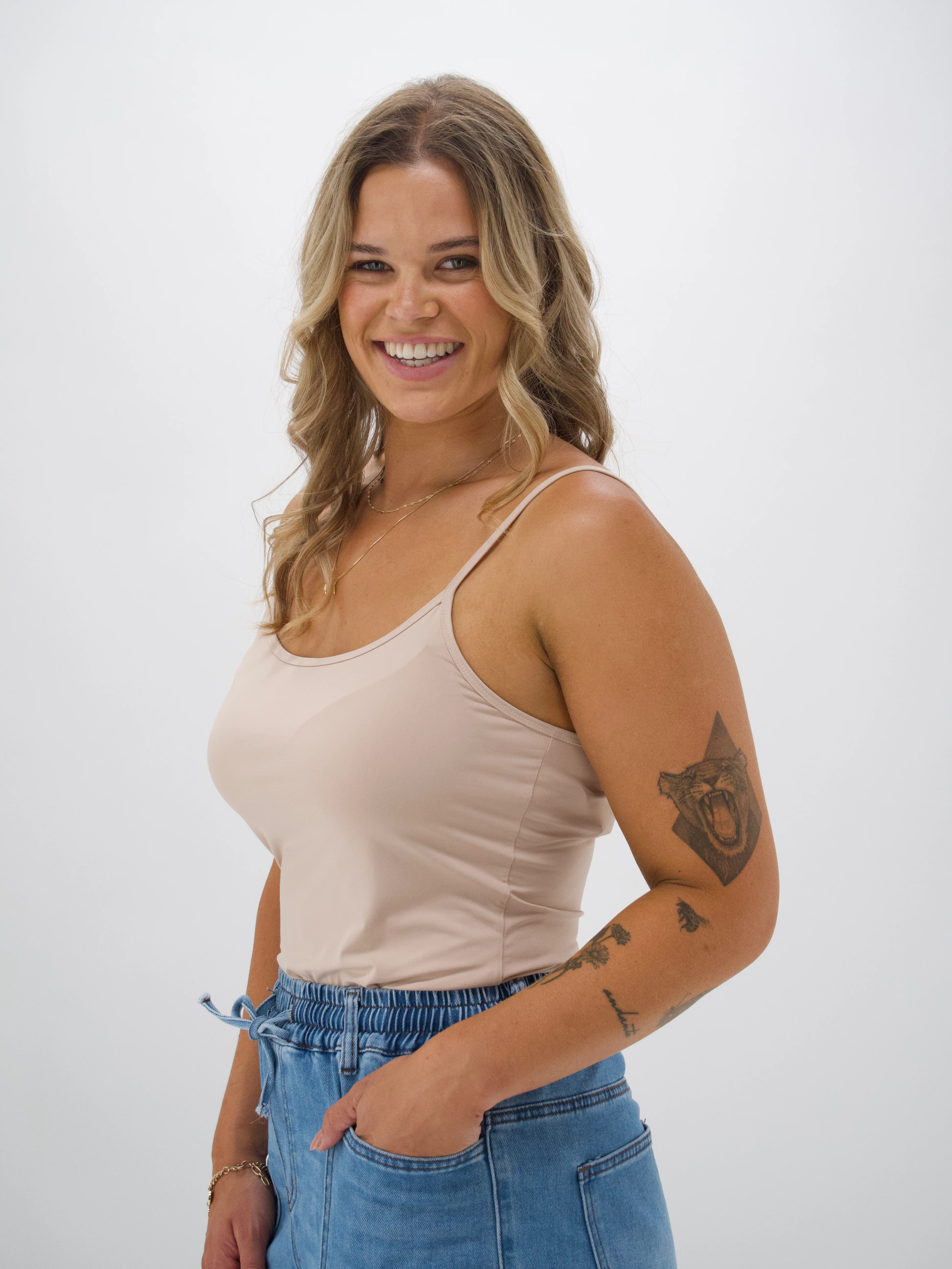 Shine On Essentials Layering Cami Nude - Image 2