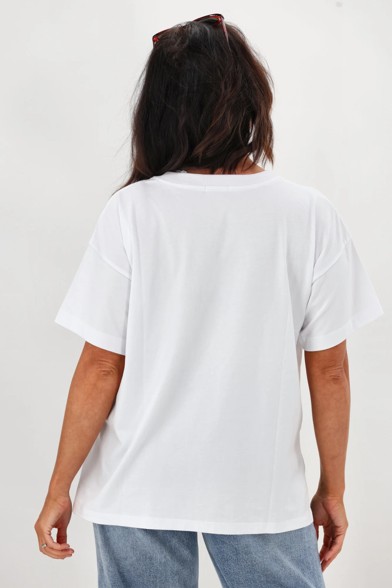 Shine On Essentials Relaxed Tee White - Image 7