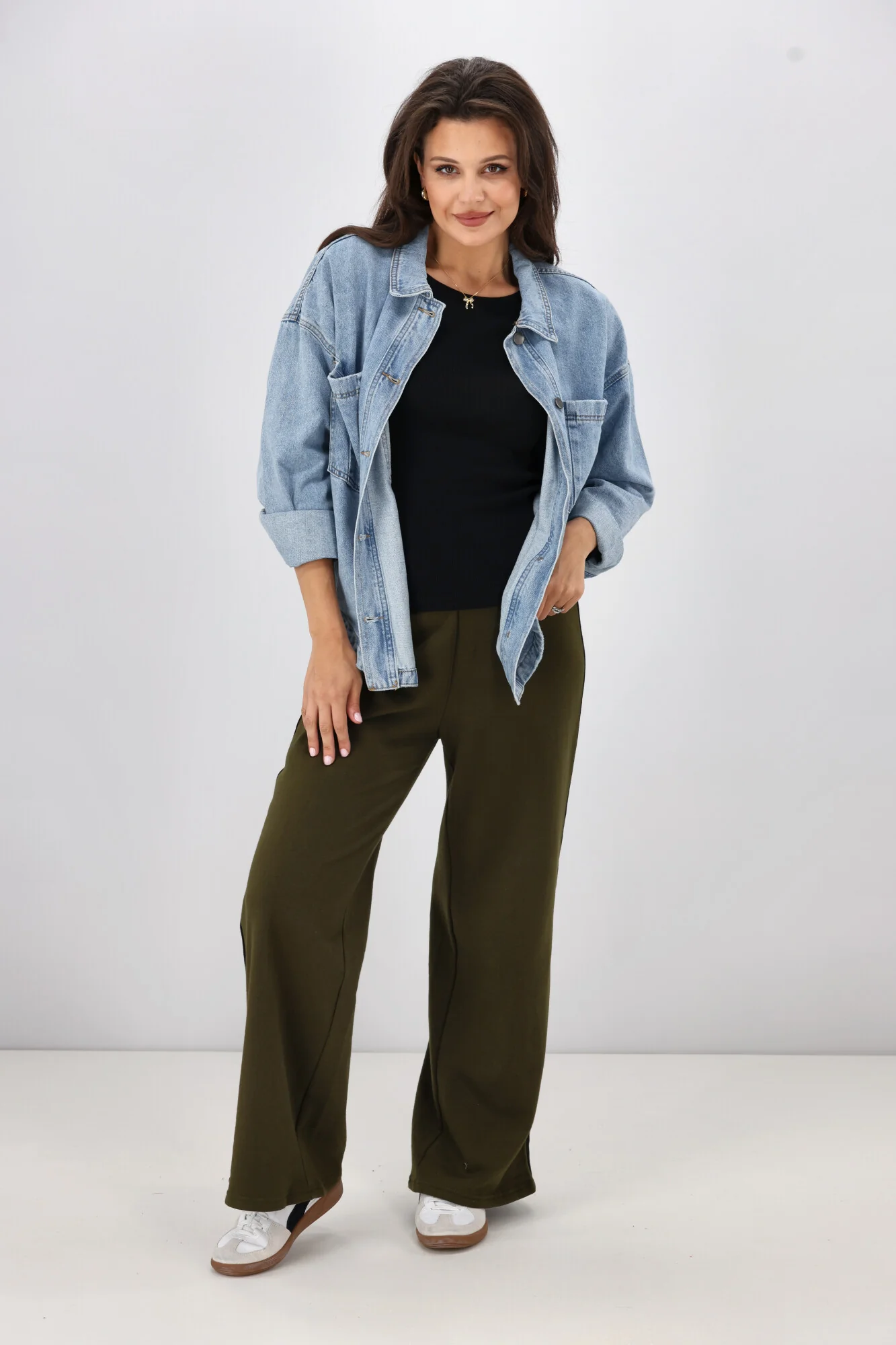 Shine On Essentials Rib Long Sleeve Black - Image 5