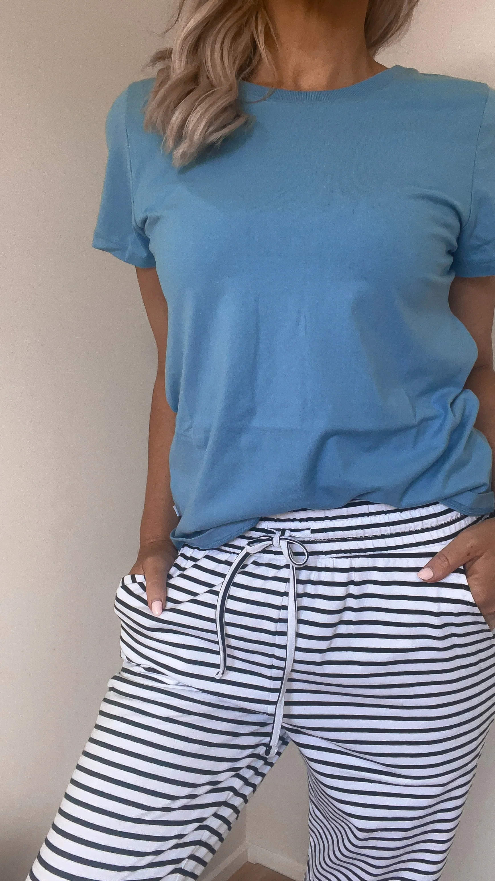Shine On Essentials Tee Blue - Image 6