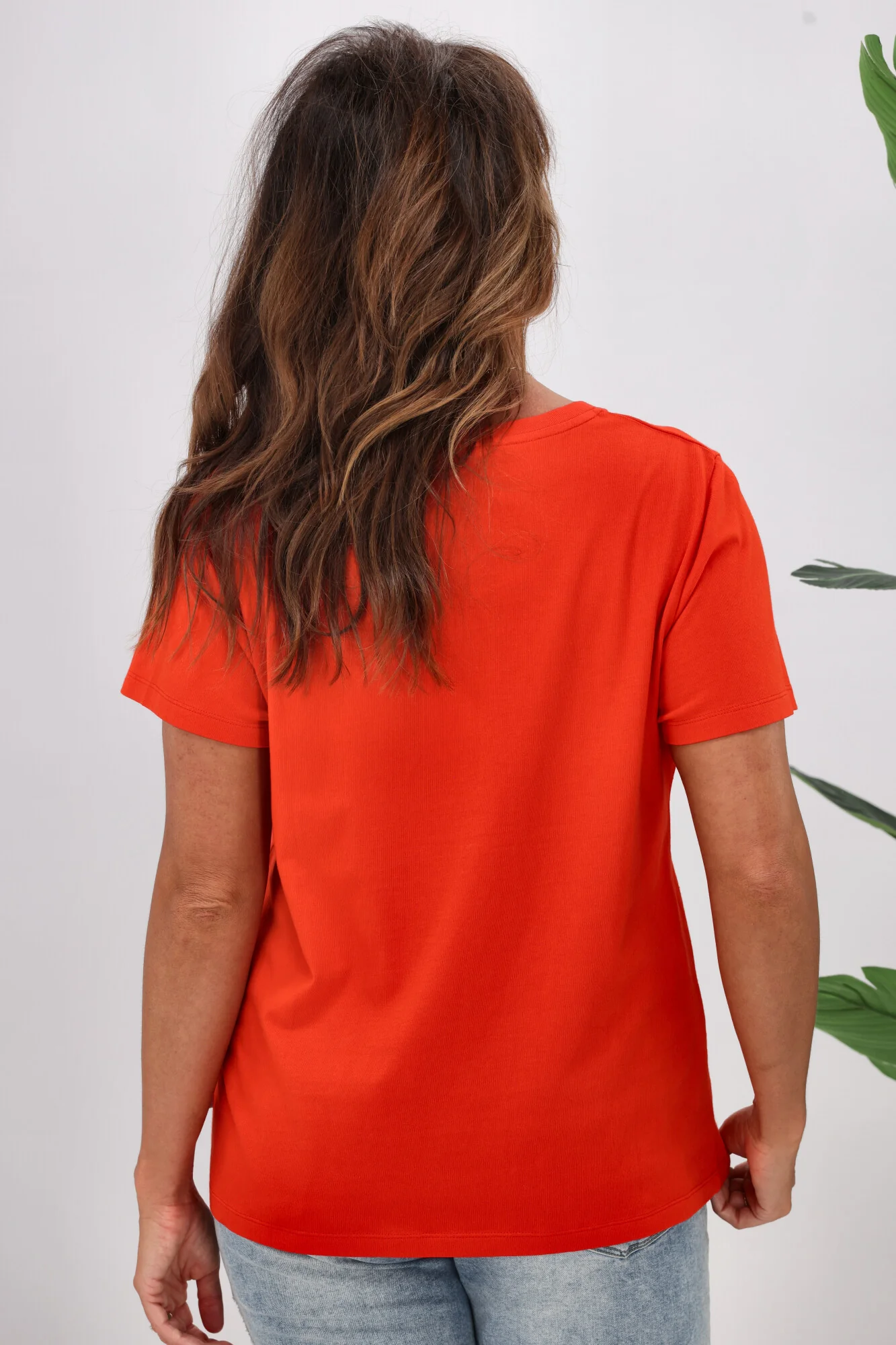 Shine On Essentials Tee Bright Red - Image 6