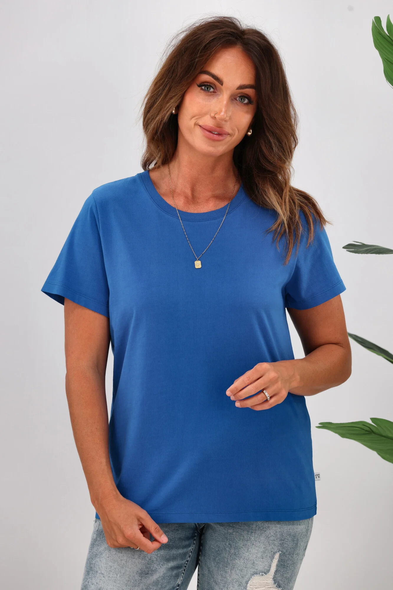 Shine On Essentials Tee Cobalt Blue - Image 2