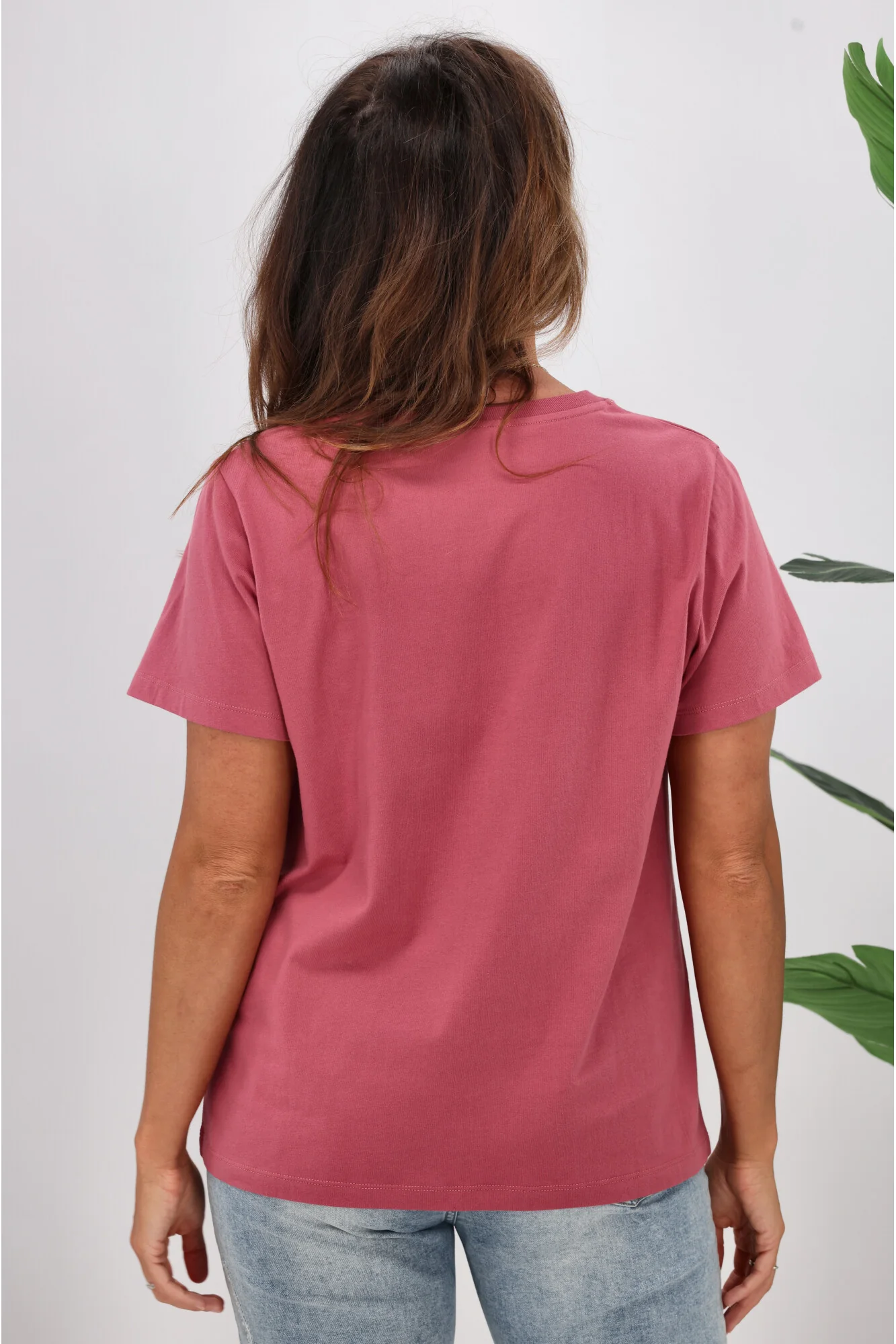 Shine On Essentials Tee Dusty Rose - Image 7