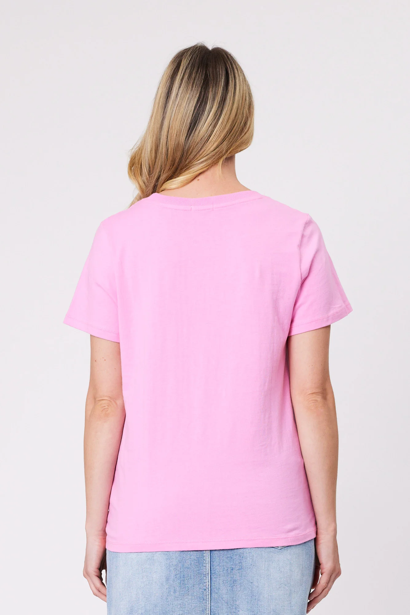 Shine On Essentials Tee Pink - Image 5