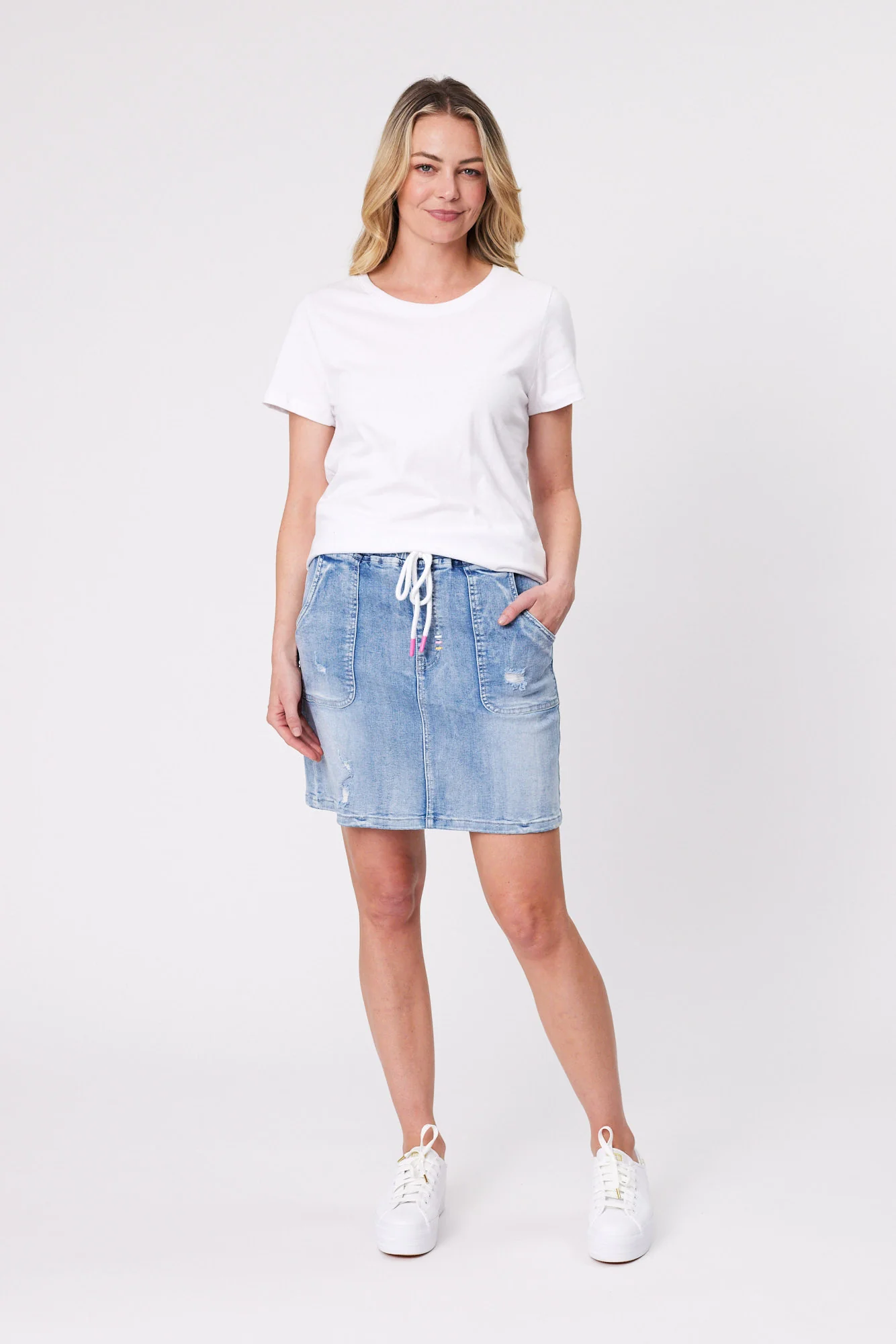Shine On Essentials Tee White - Image 2