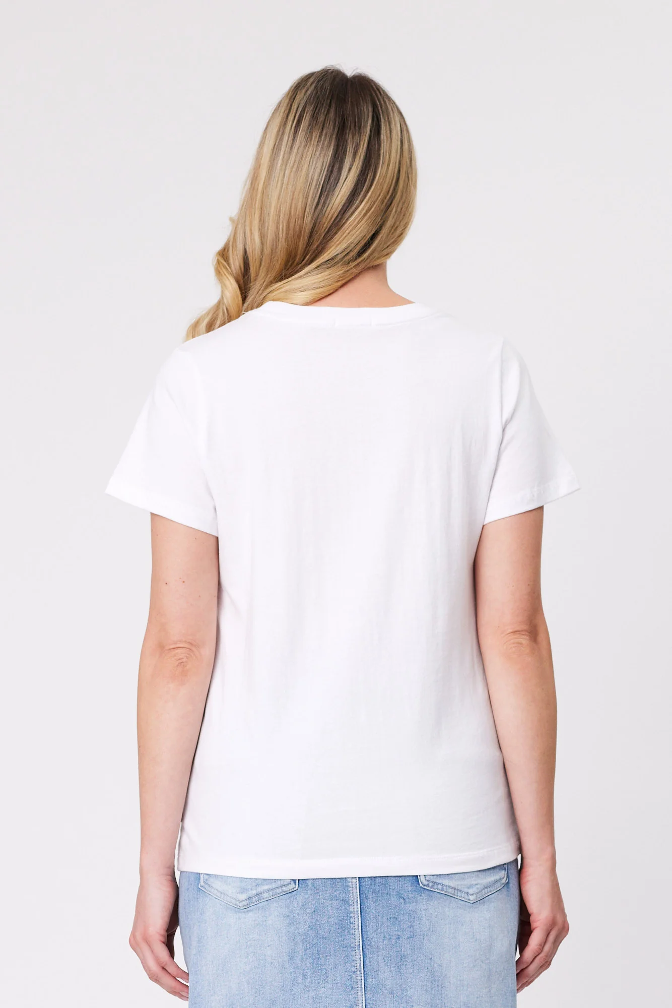 Shine On Essentials Tee White - Image 5