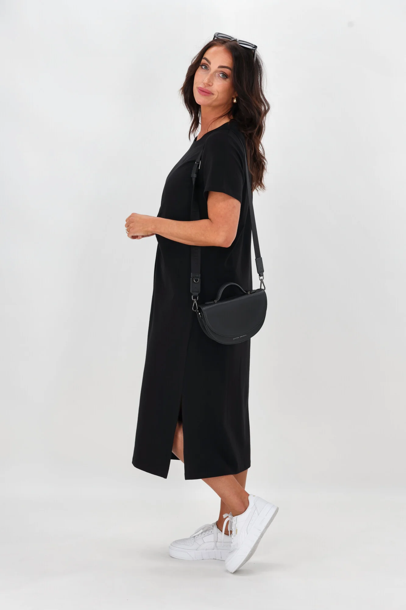 Shine On Essentials Twist Dress Black - Image 7