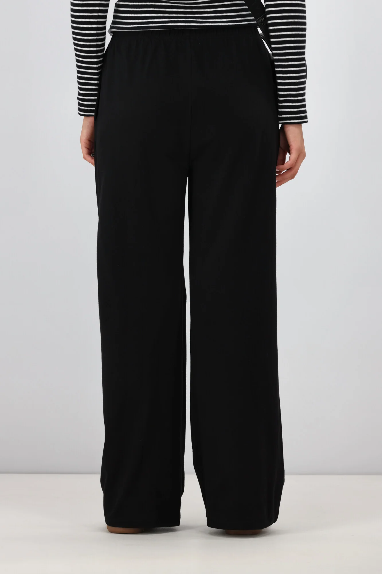 Shine On Essentials Wide Leg Track Pant Black - Image 7