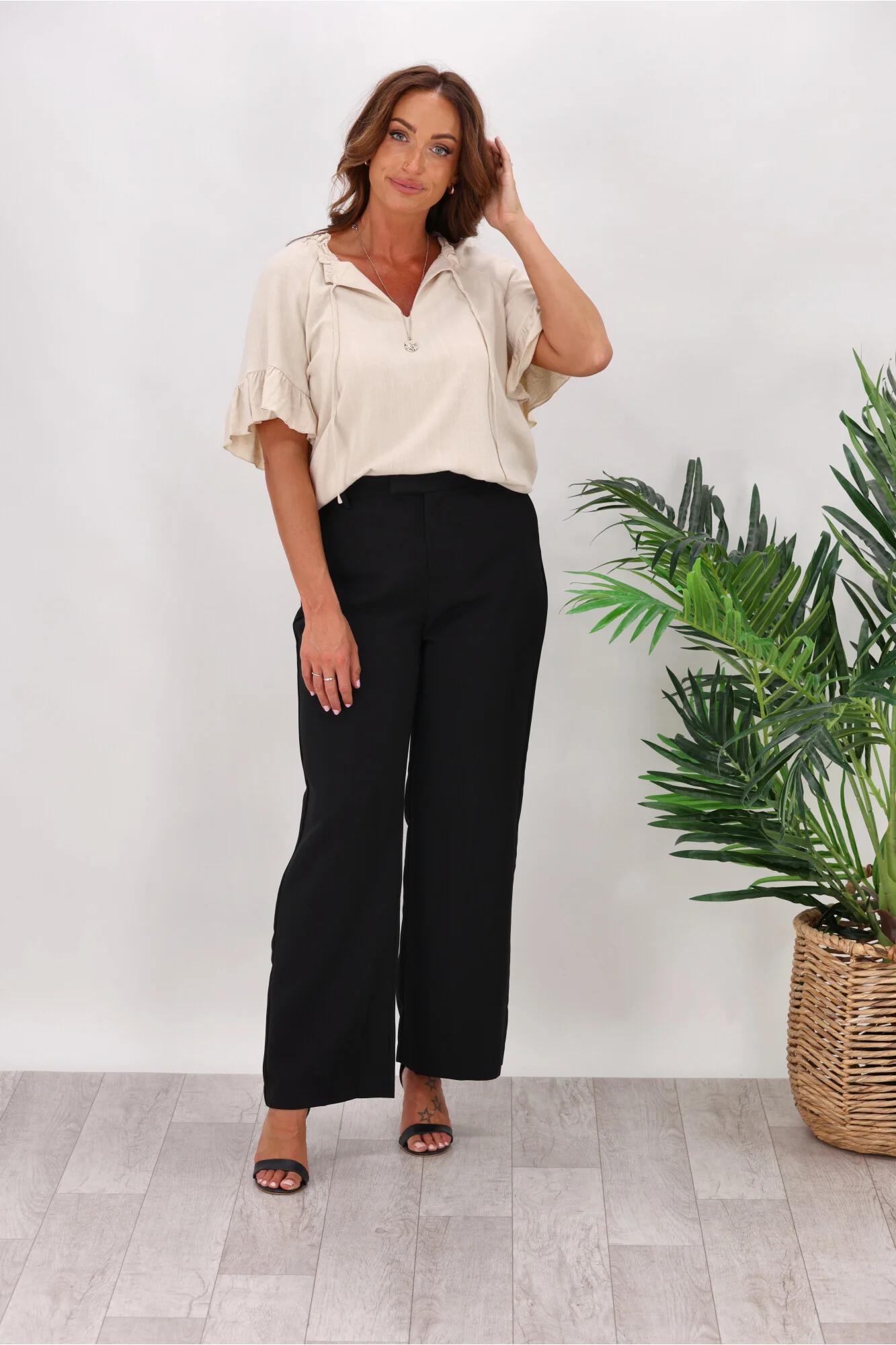 Shine On Label Alivia Tailored Pants Black - Image 6