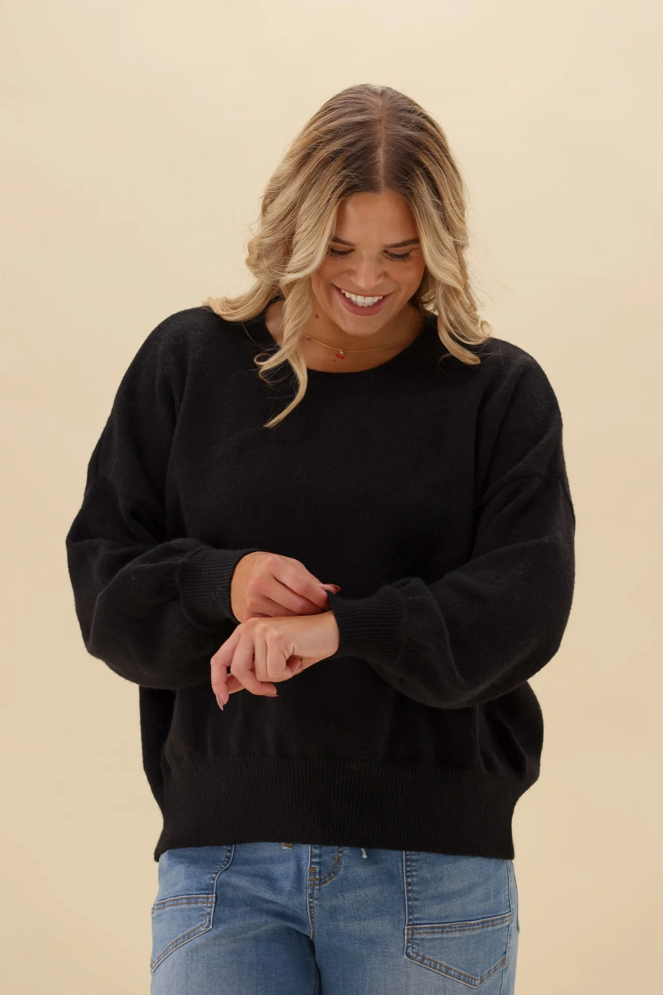 Shine On Label Alyssa Knit Black