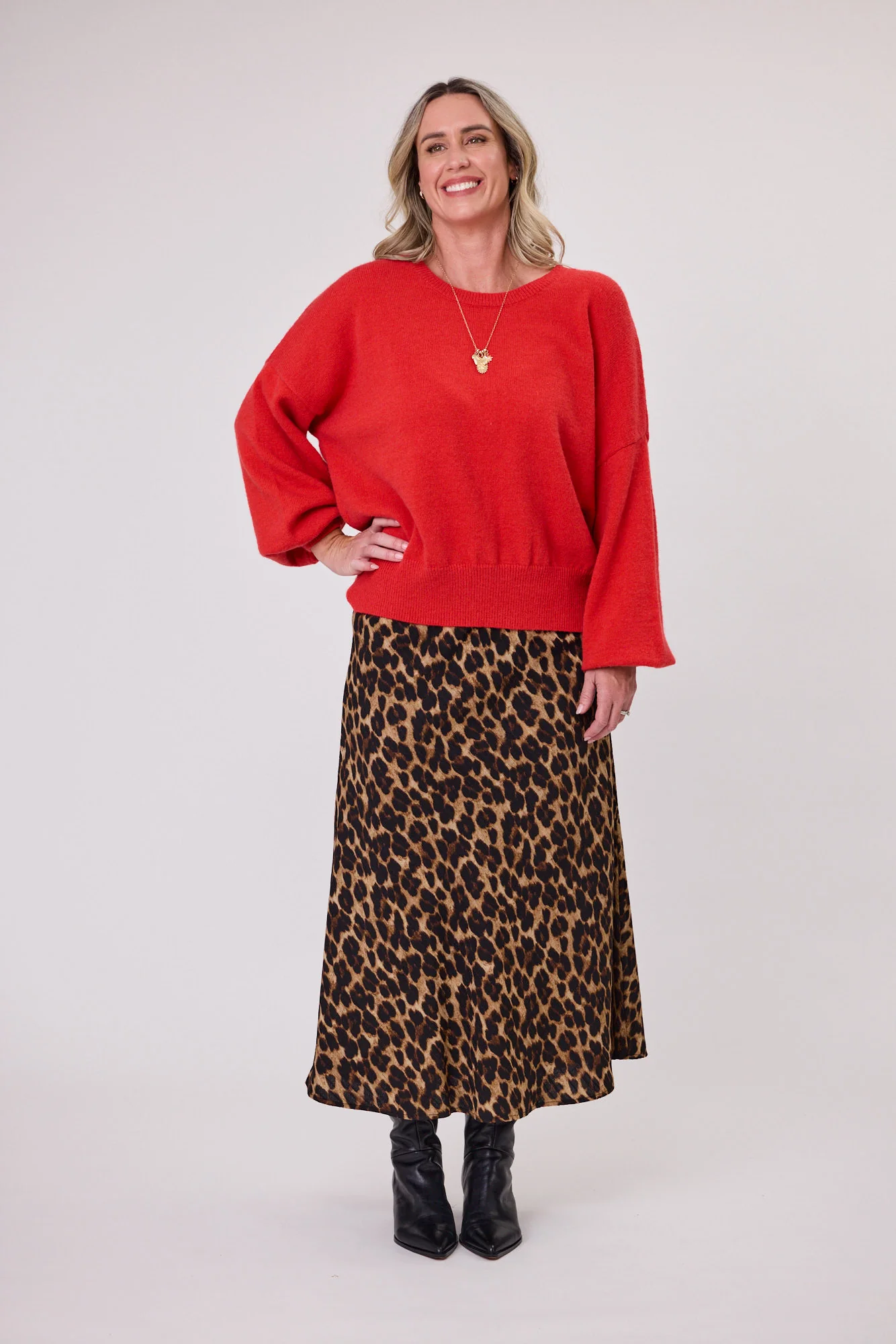 Shine On Label Alyssa Knit Flame - Image 4