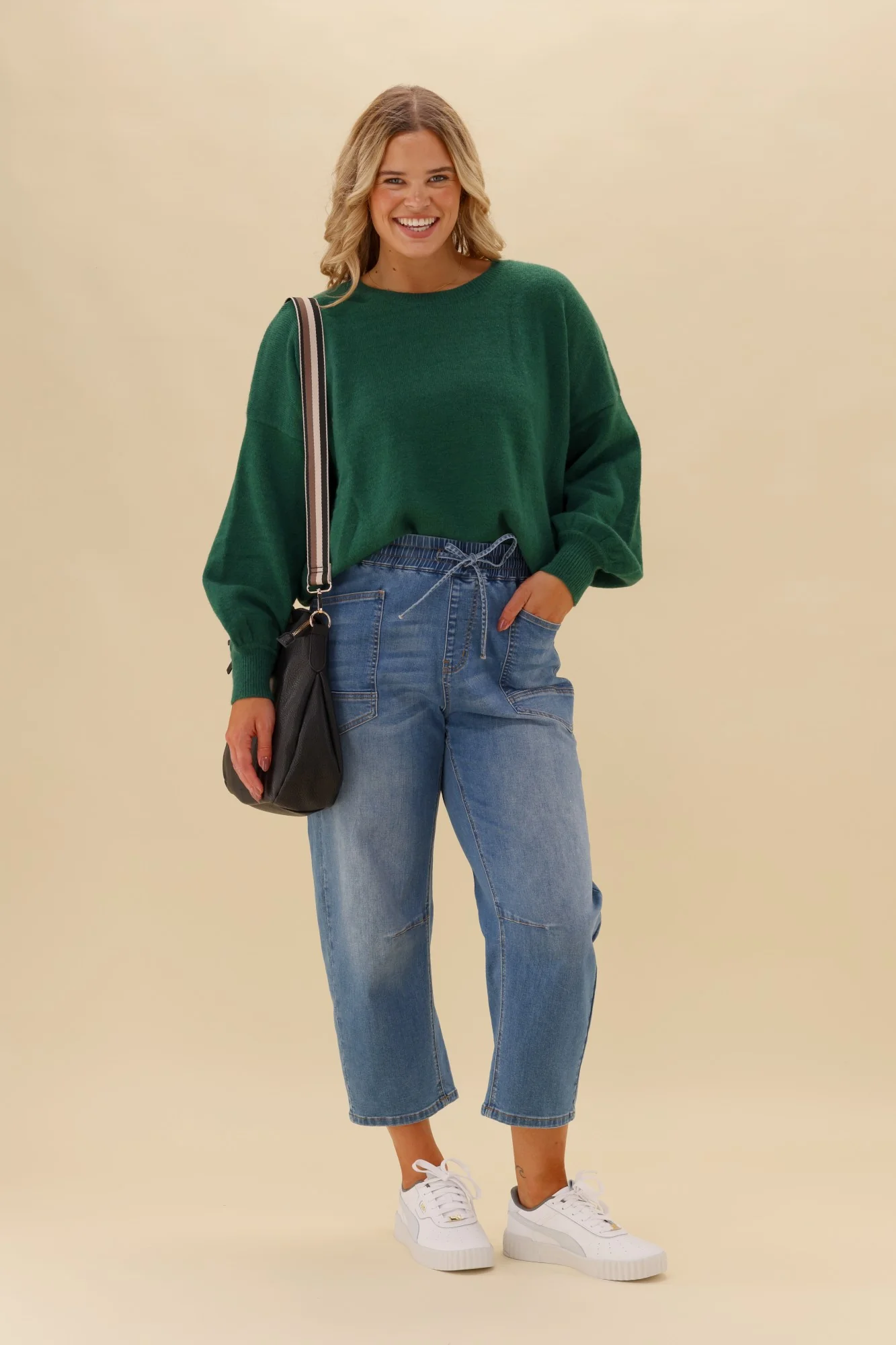 Shine On Label Alyssa Knit Green - Image 2