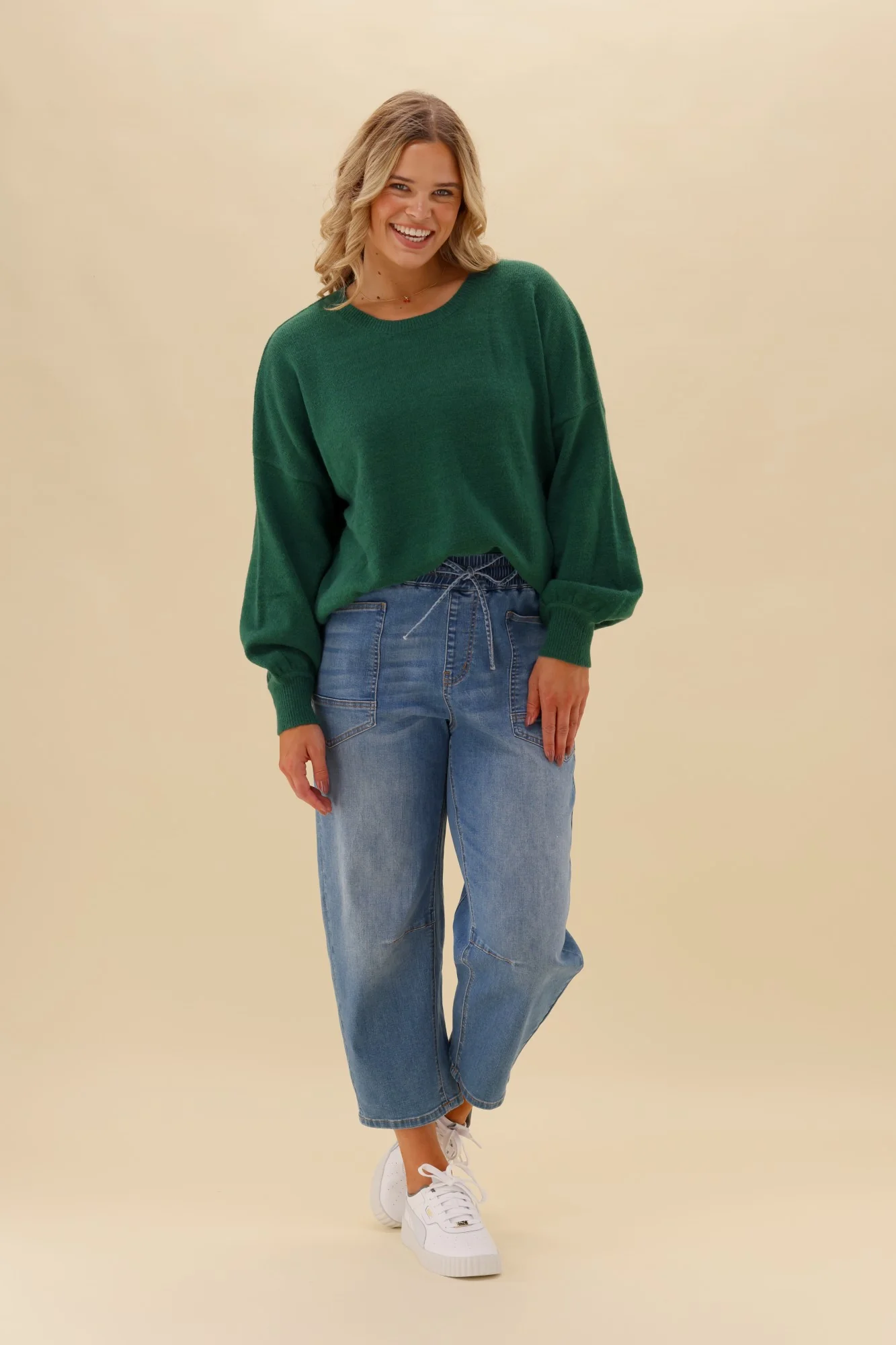 Shine On Label Alyssa Knit Green - Image 3