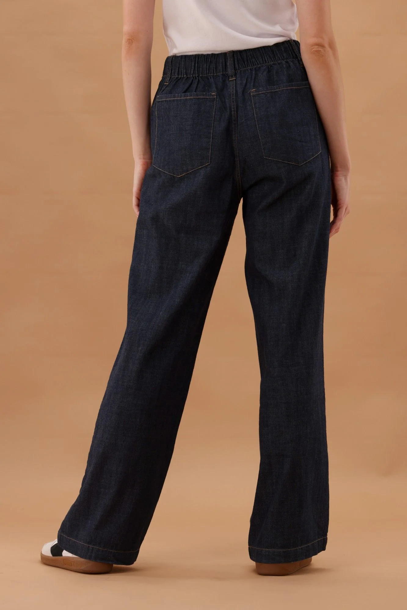 Shine On Label Amiliana Tie Waist Jean Indigo - Image 2