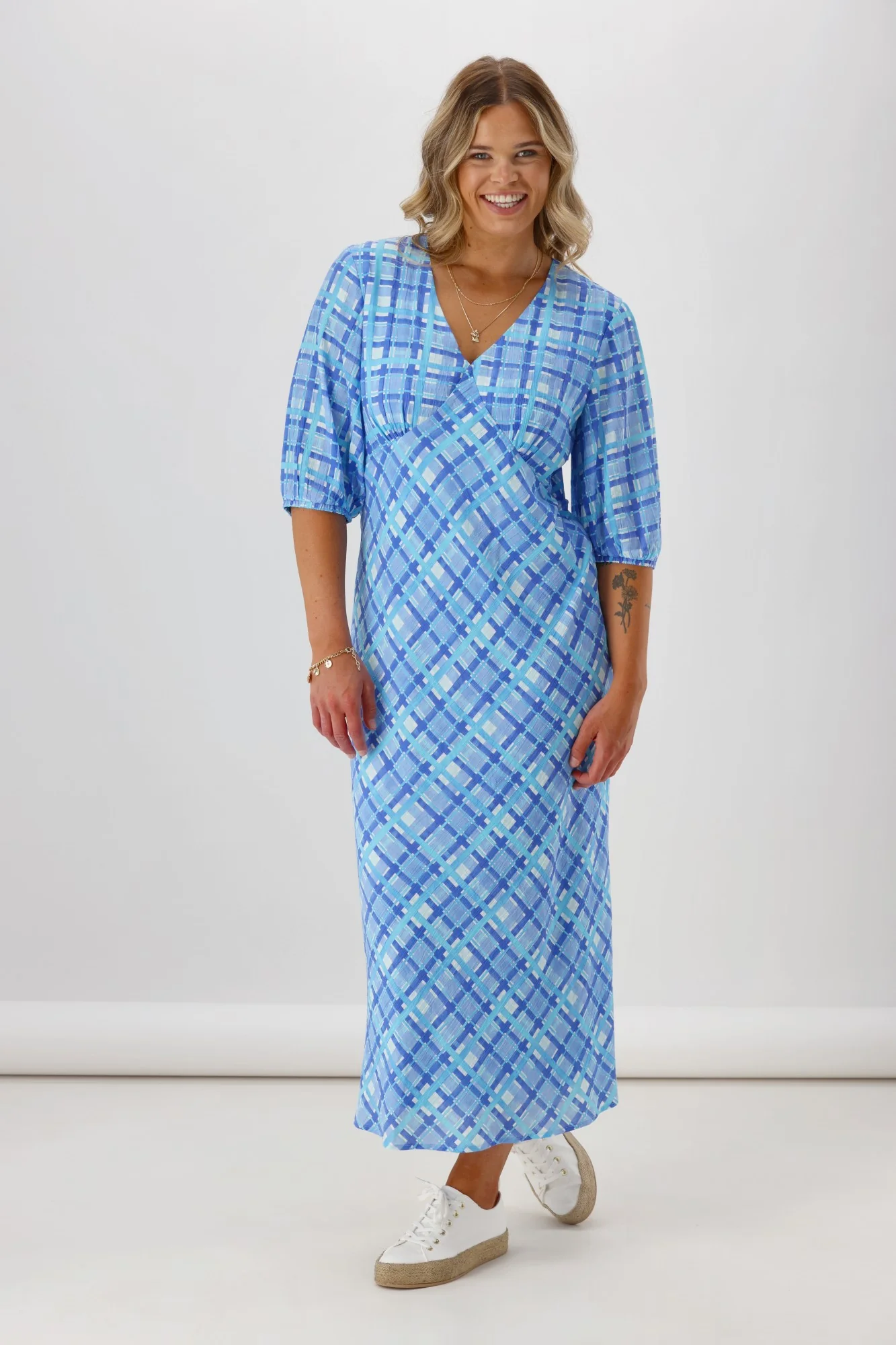 Shine On Label Anais Dress Check - Image 4