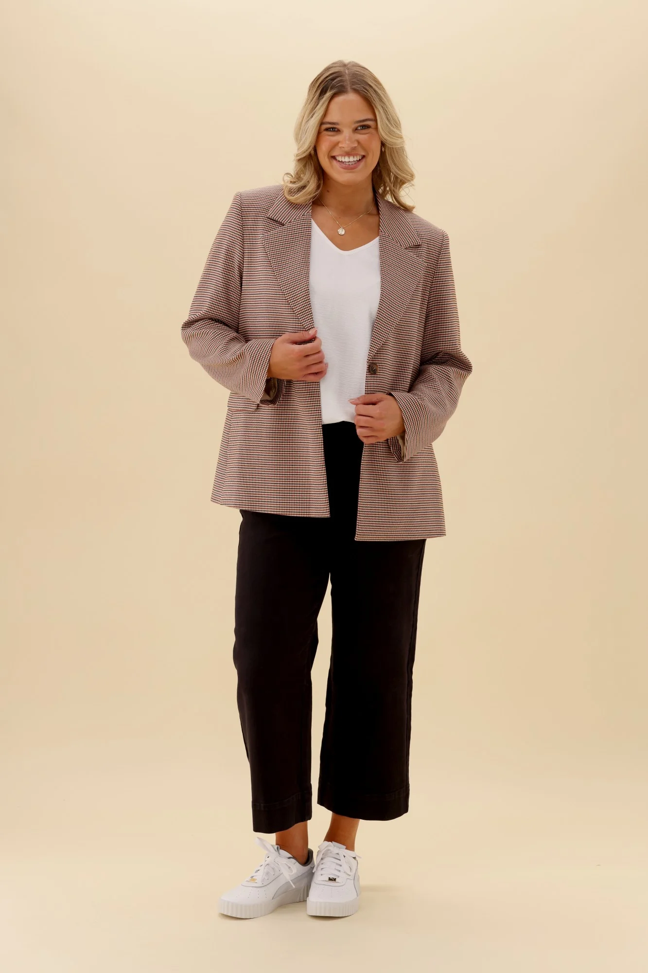 Shine On Label Andora Blazer Check - Image 5
