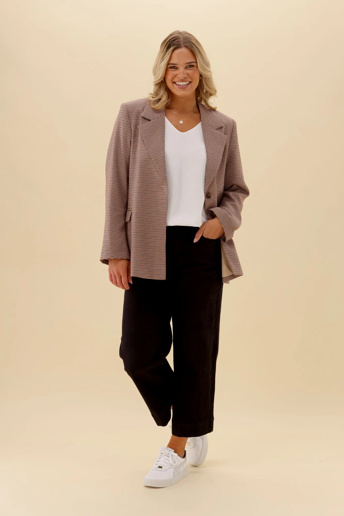 Shine On Label Andora Blazer Check - Image 6