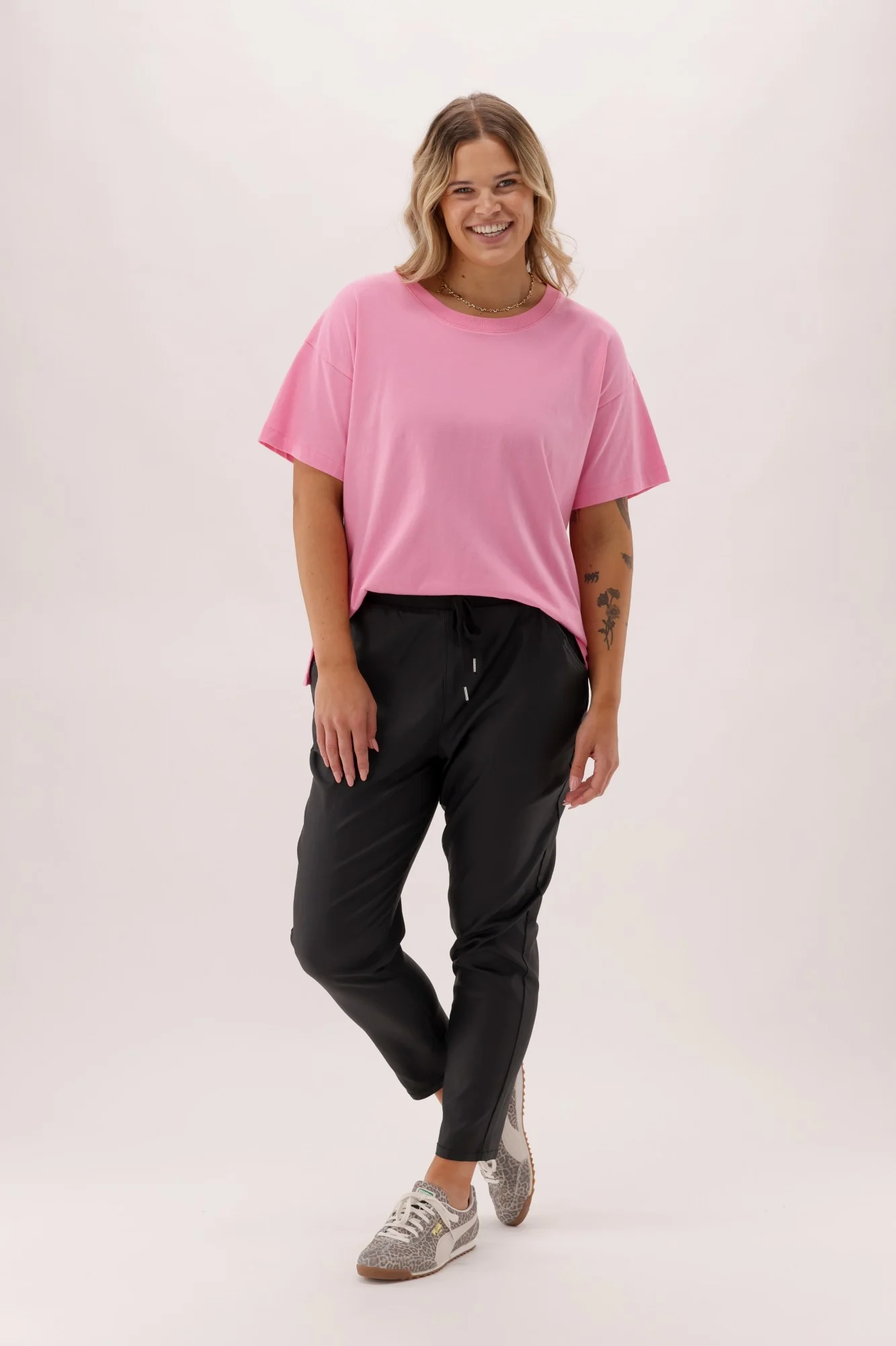 Shine On Label Anew Wetlook Jogger Black - Image 2