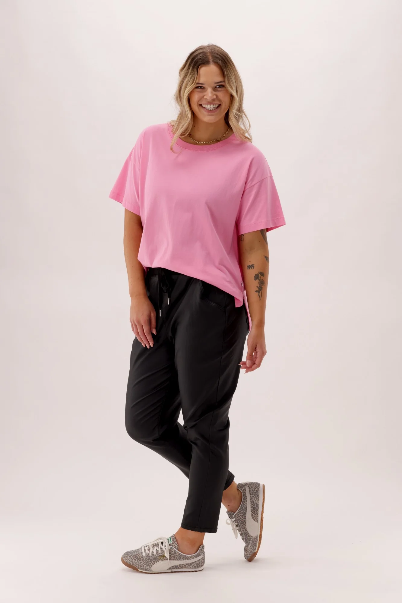 Shine On Label Anew Wetlook Jogger Black - Image 3