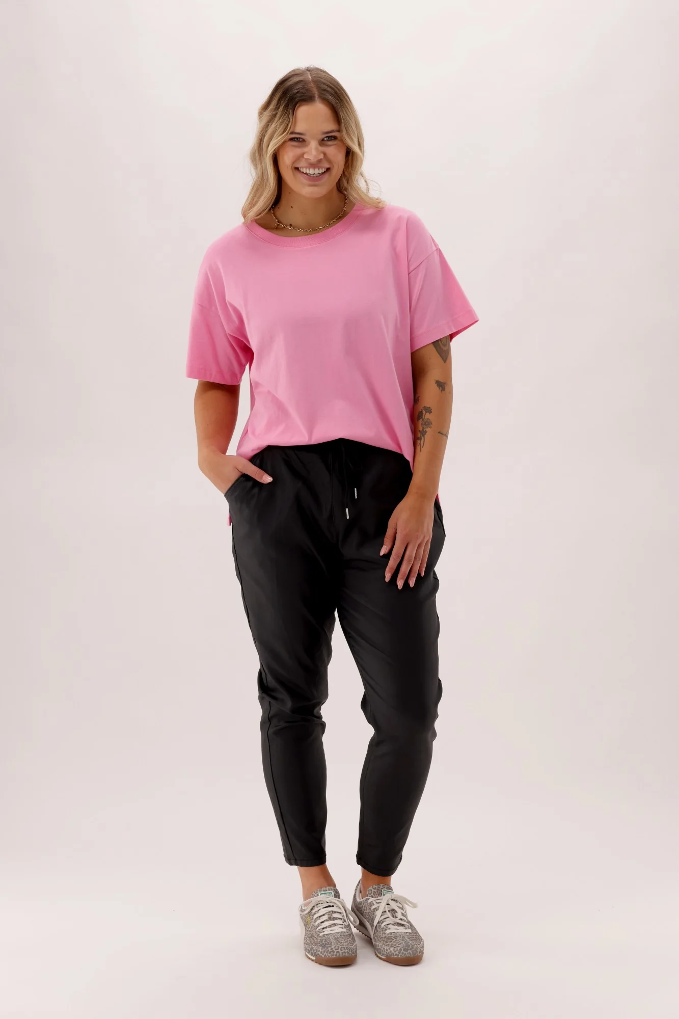 Shine On Label Anew Wetlook Jogger Black - Image 4