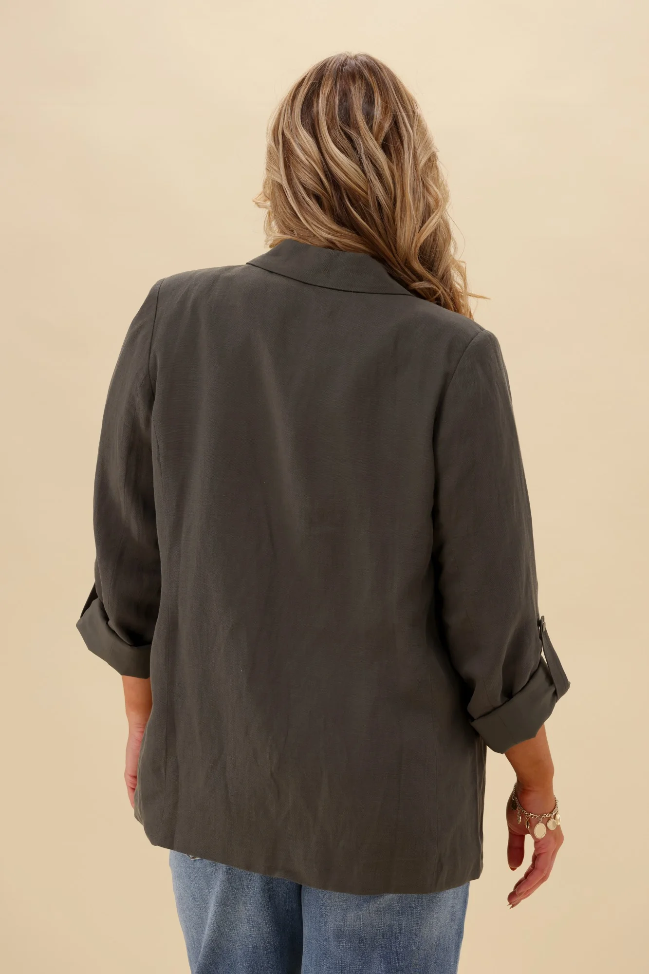 Shine On Label Atlas Blazer Olive - Image 6