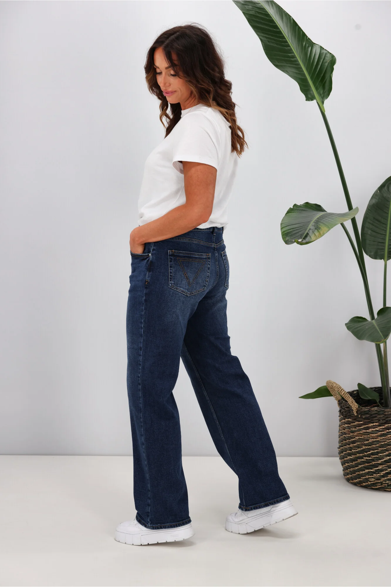 Shine On Label Atlas Relaxed Fit Jean Indigo - Image 6