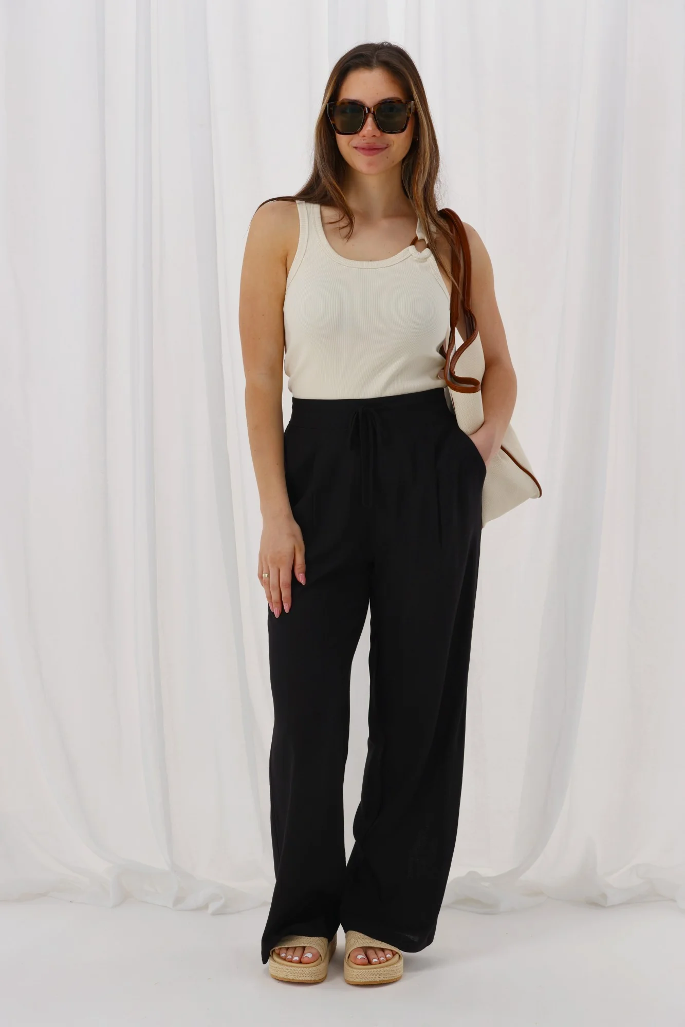 Shine On Label Avelina Pants Black - Image 6