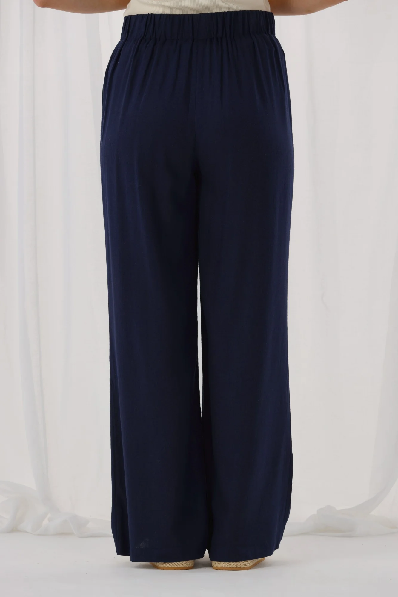 Shine On Label Avelina Pants Navy - Image 9