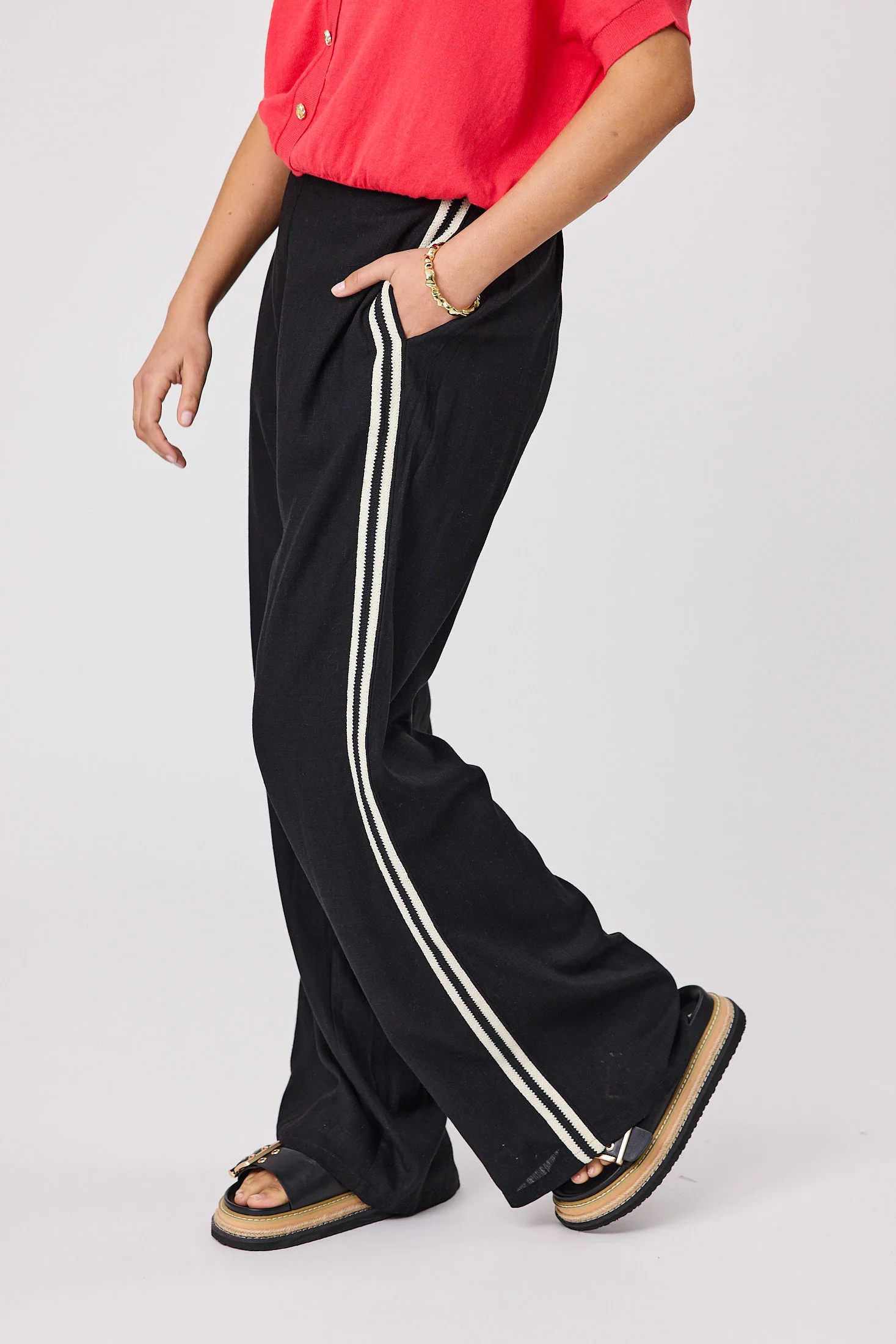 Shine On Label Barlow Pant Black