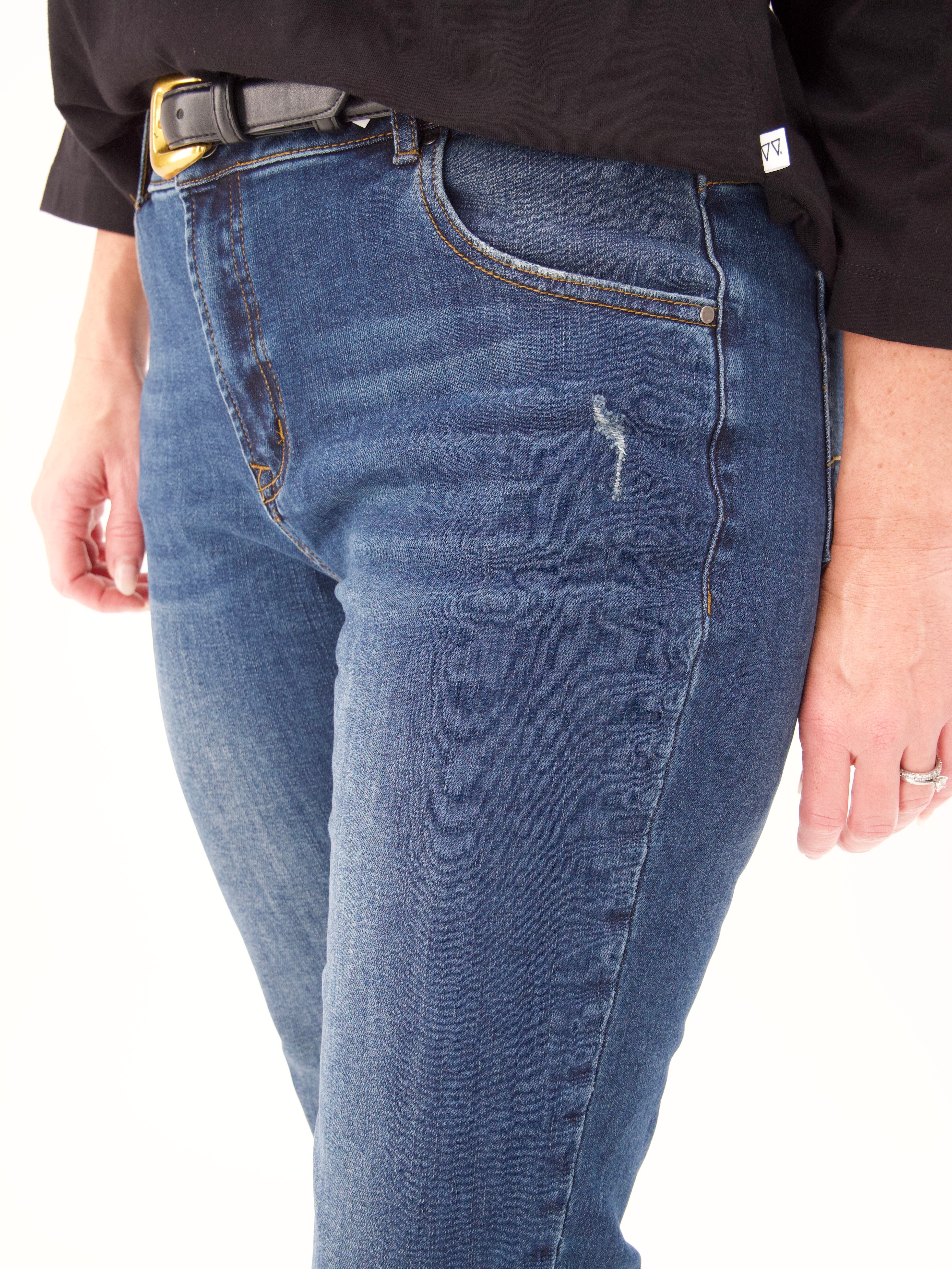 Shine On Label Blair Boyfriend Jean Vintage Indigo - Image 4