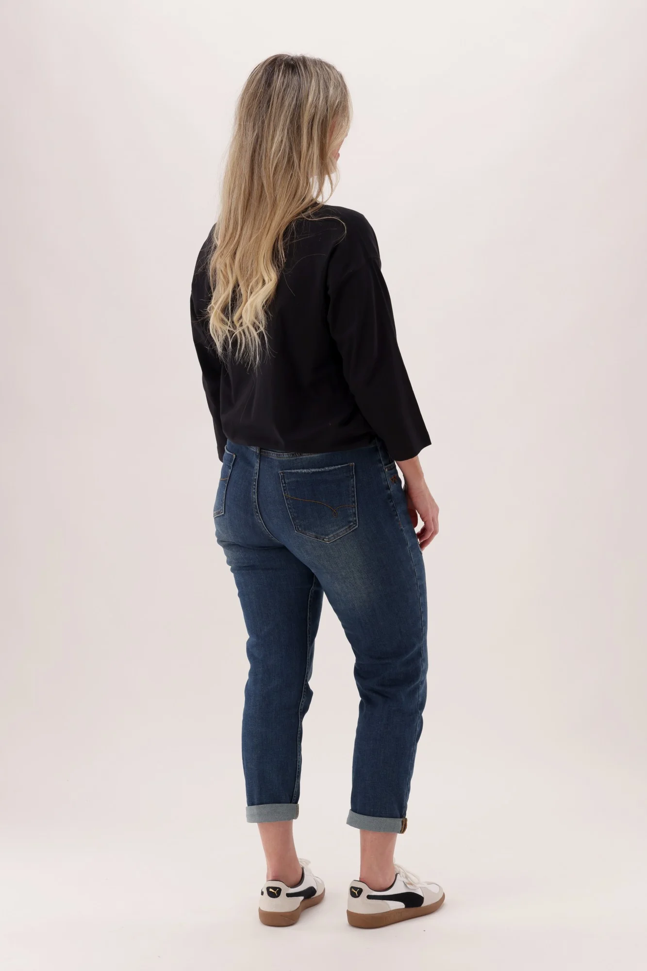 Shine On Label Blair Boyfriend Jean Vintage Indigo - Image 6