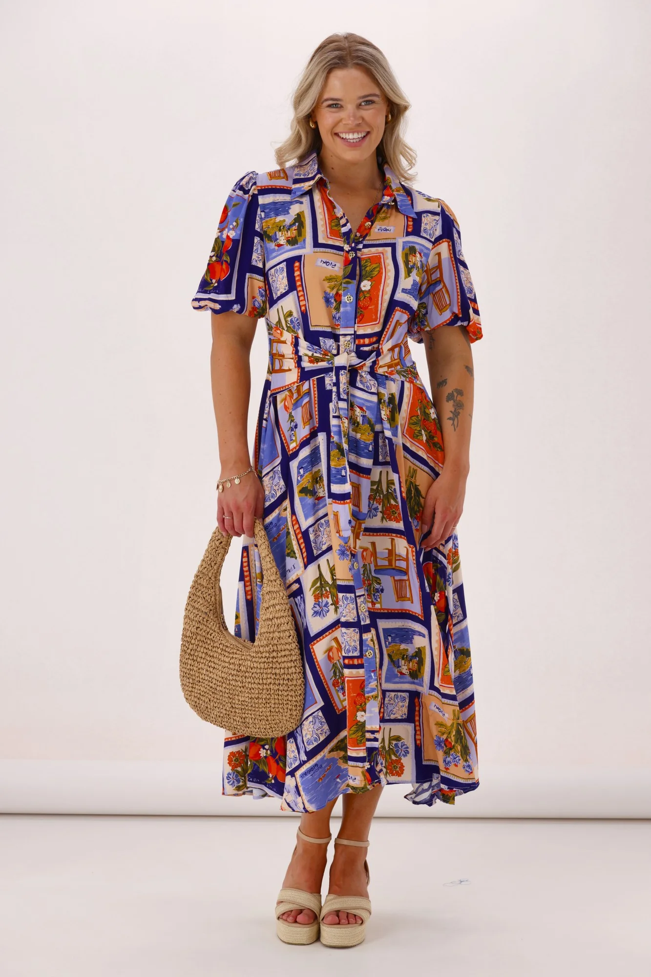 Shine On Label Brinlee Dress Postcard Print