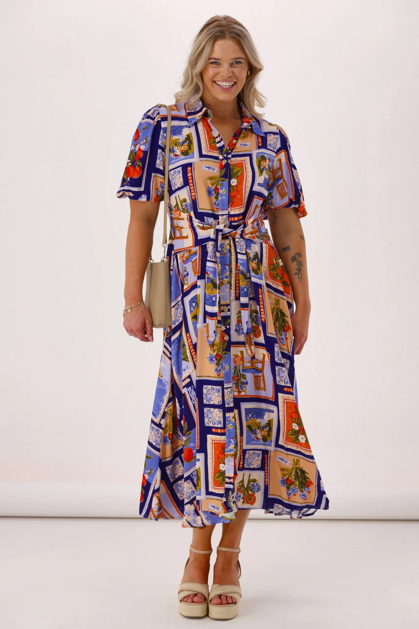 Shine On Label Brinlee Dress Postcard Print - Image 3