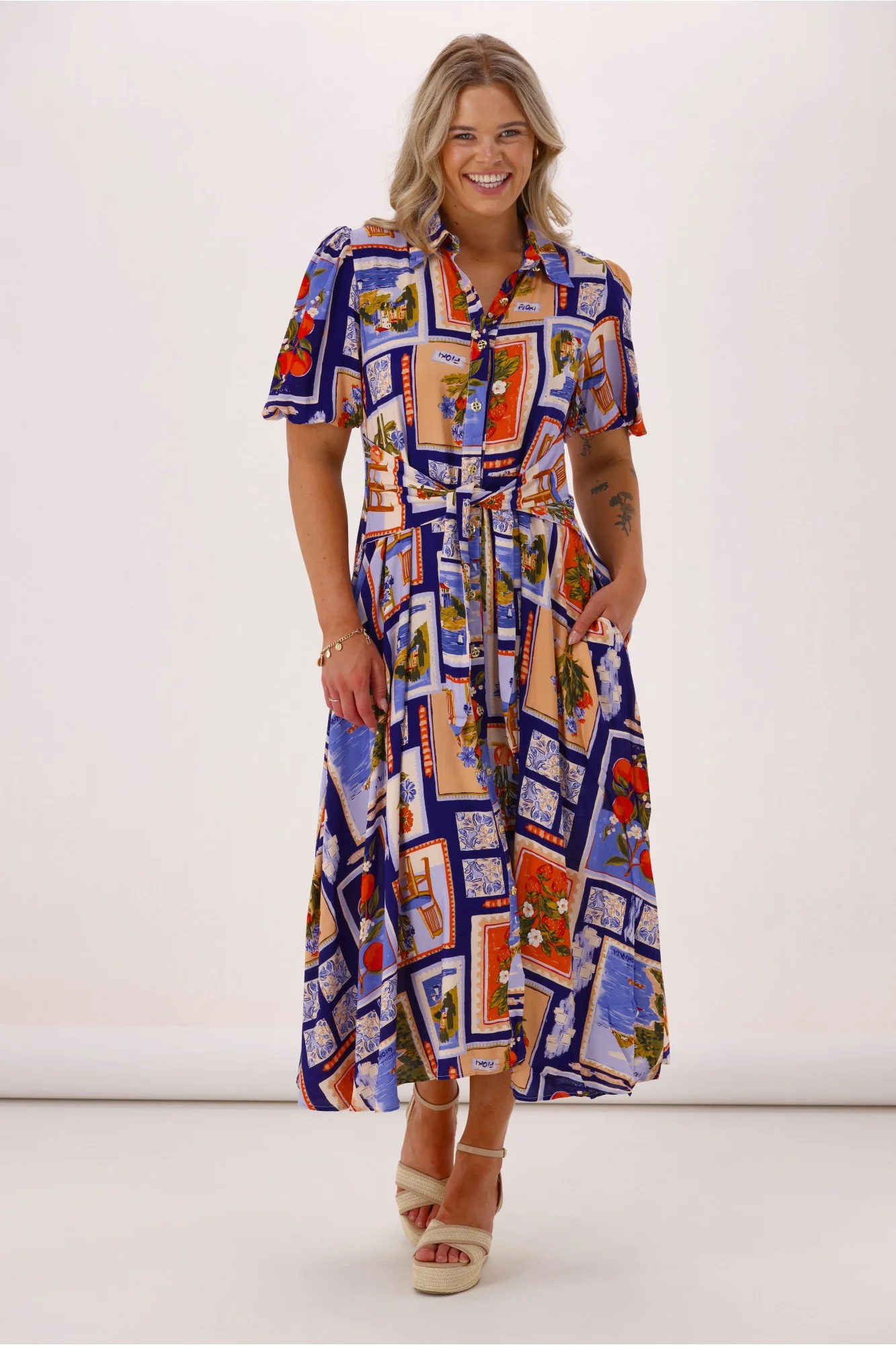 Shine On Label Brinlee Dress Postcard Print - Image 4