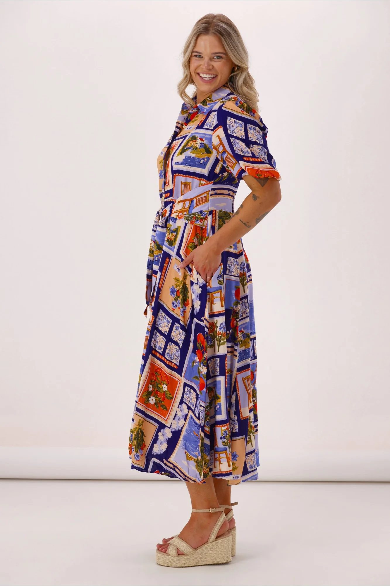 Shine On Label Brinlee Dress Postcard Print - Image 5