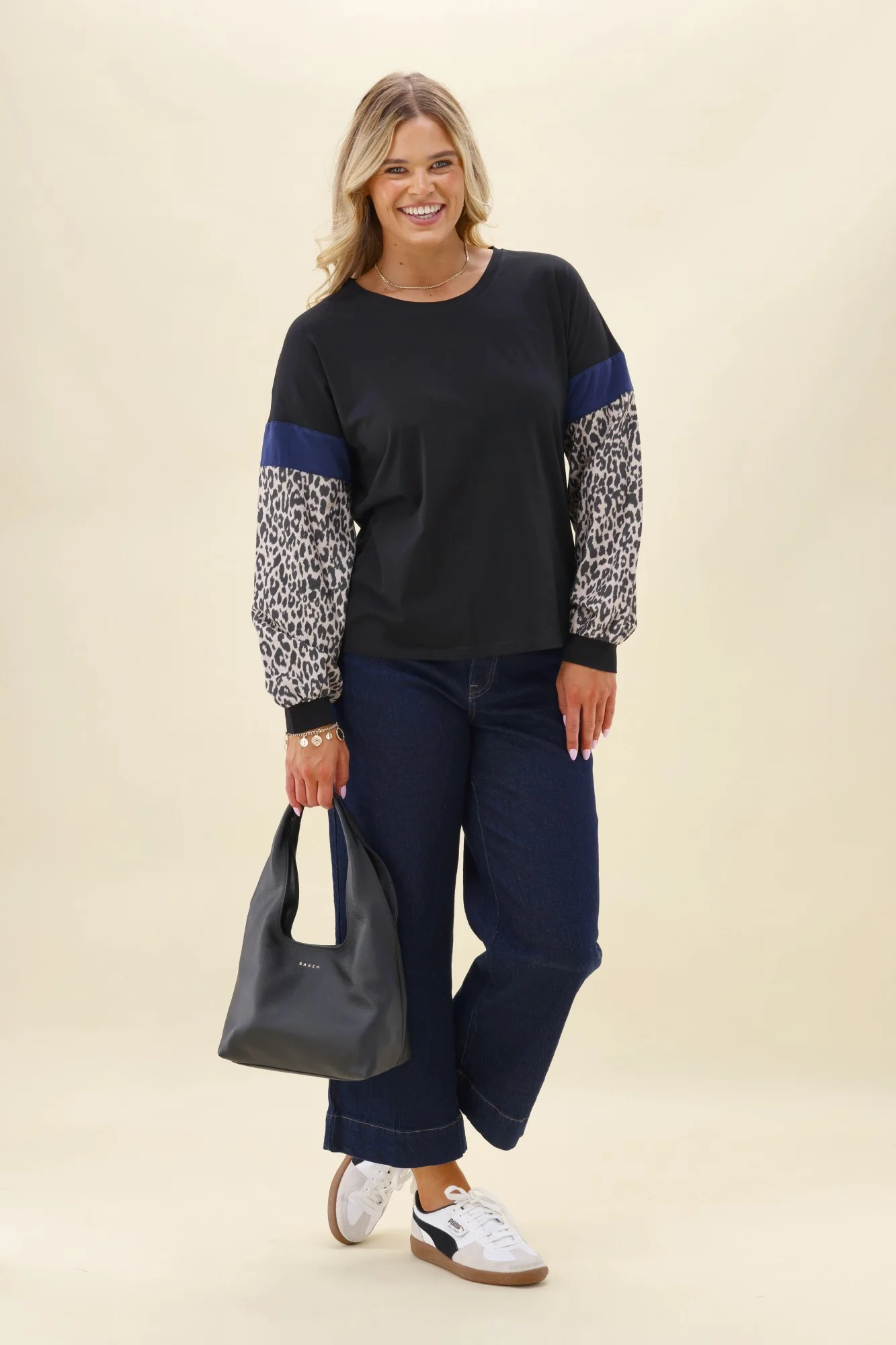 Shine on Label Calais Top Print - Image 3