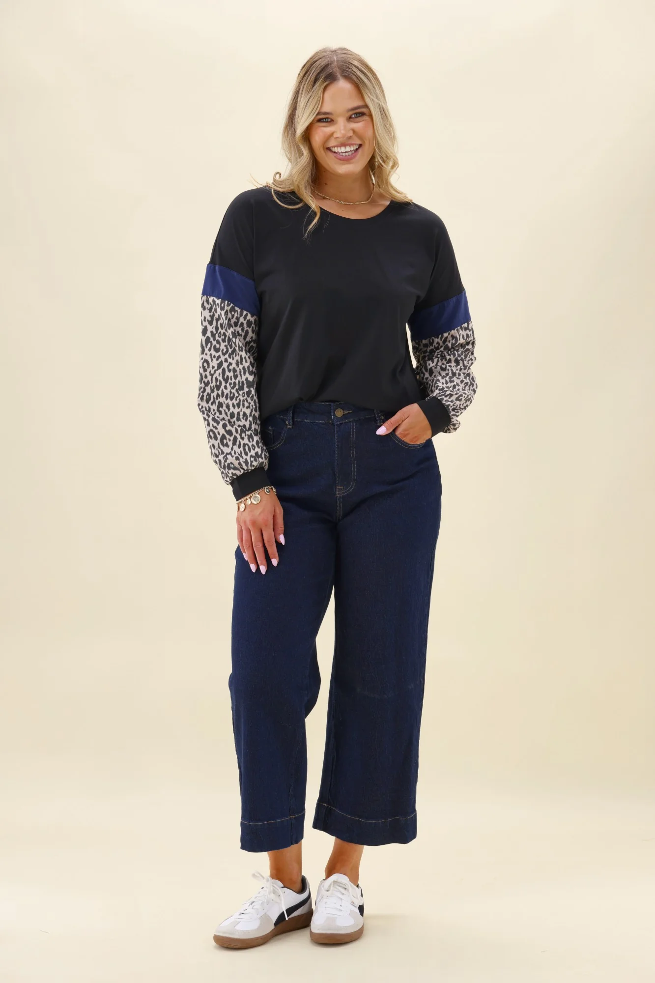 Shine on Label Calais Top Print - Image 5