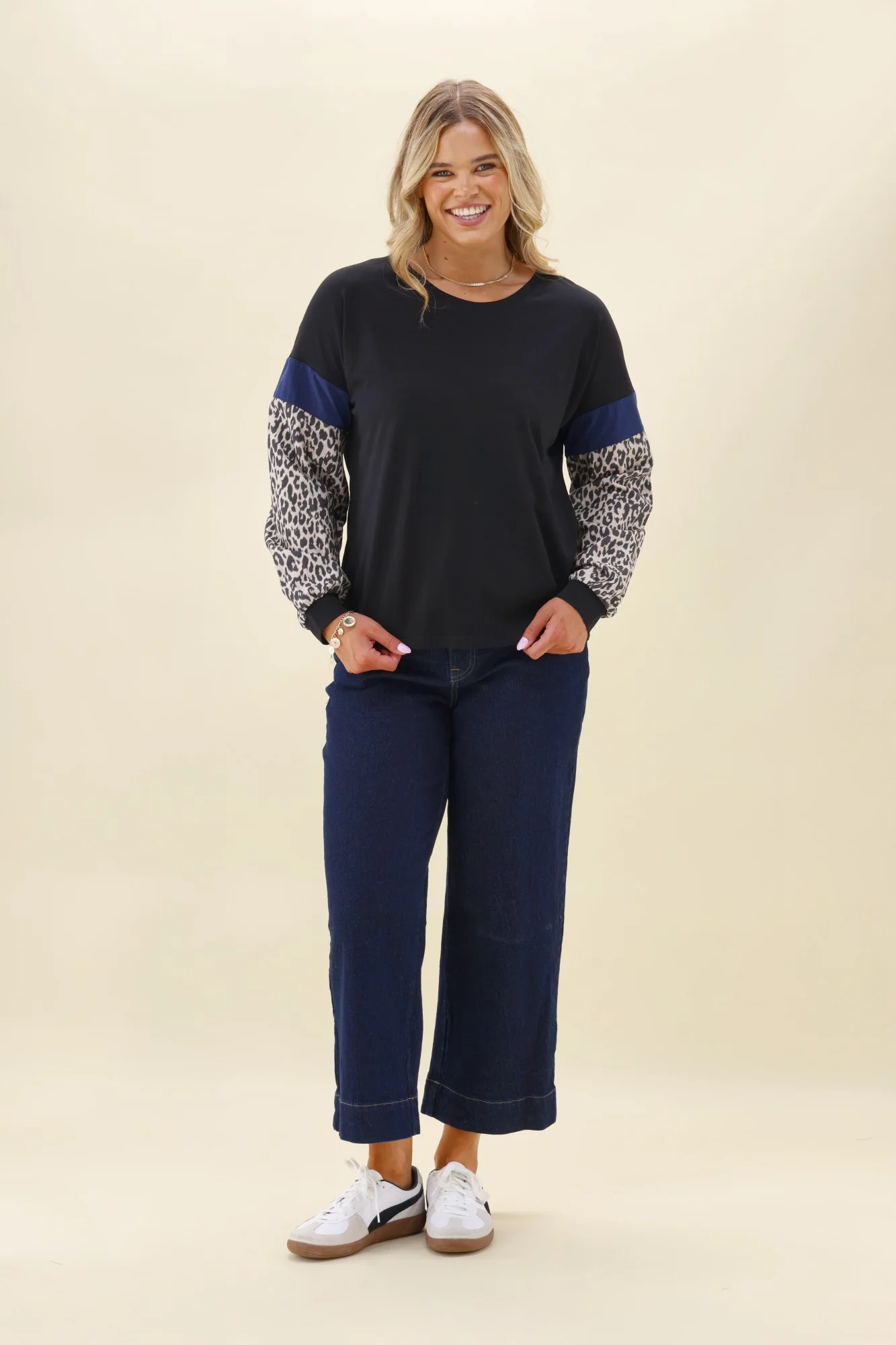 Shine on Label Calais Top Print - Image 6