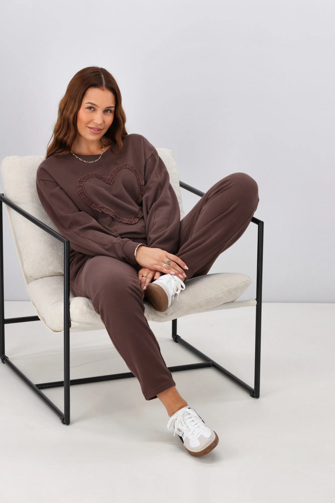 Shine On Label Chaylah Jogger Chocolate - Image 3