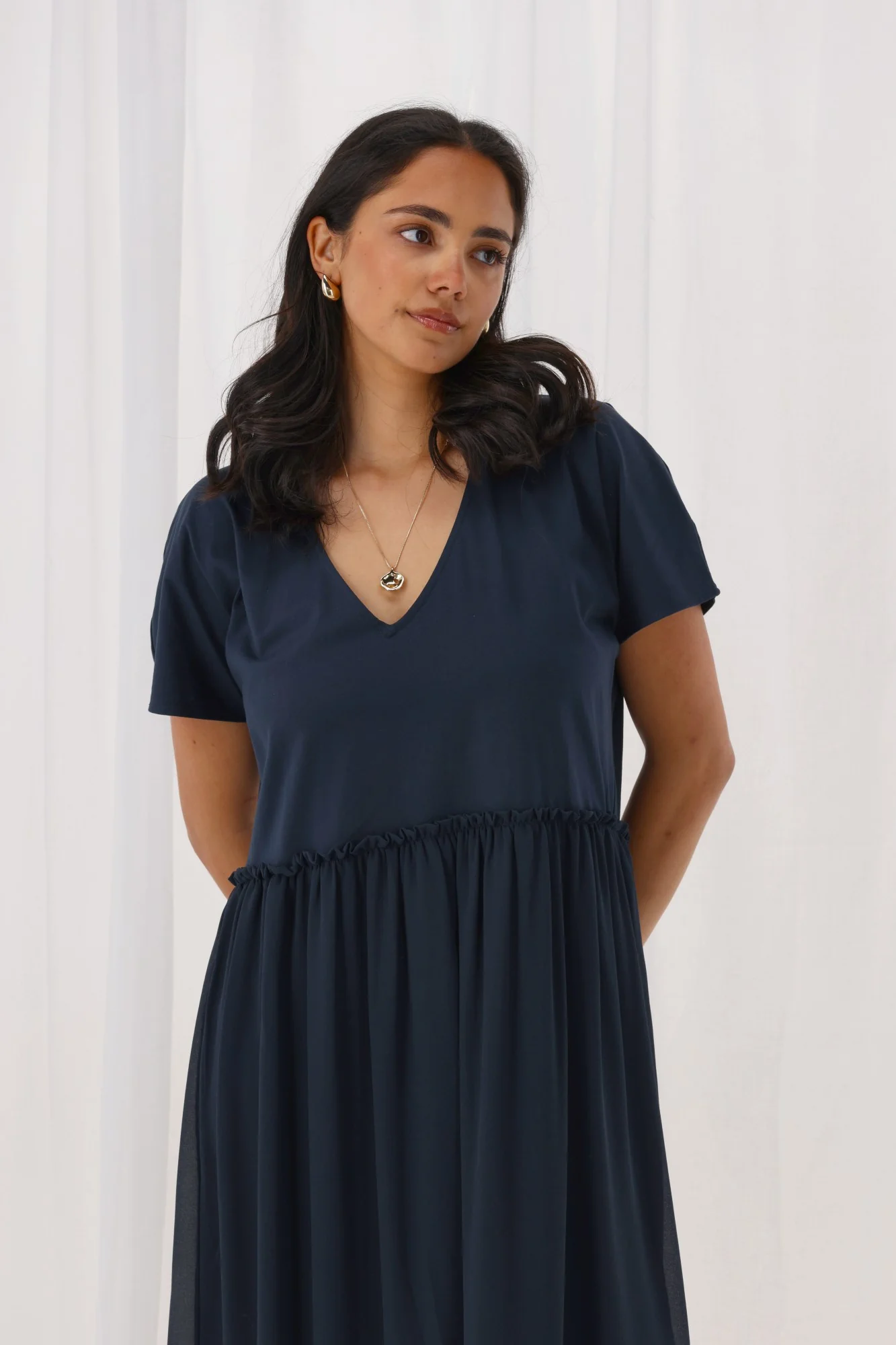 Shine On Label Cisco Empire Line Dress Midnight - Image 2