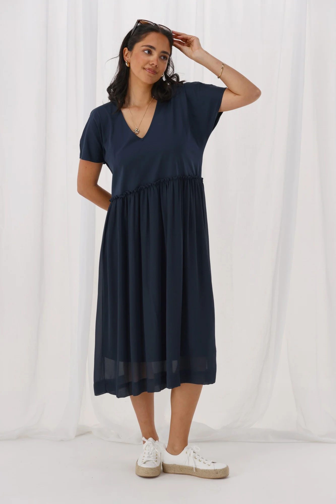 Shine On Label Cisco Empire Line Dress Midnight - Image 3