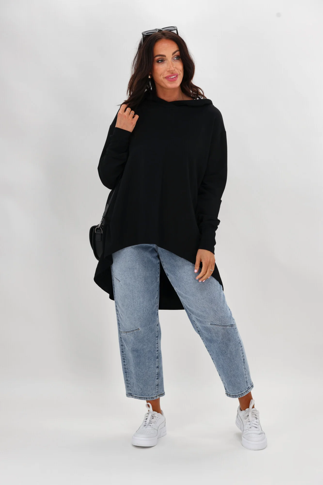 Shine On Label Discovery Hoodie Black with animal print - Image 7