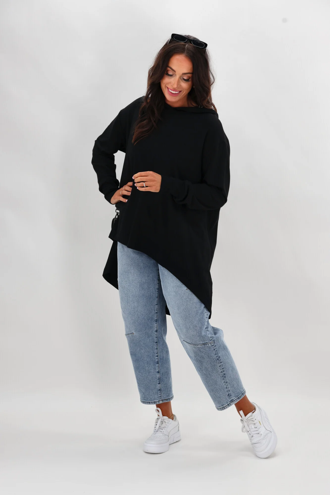 Shine On Label Discovery Hoodie Black with animal print - Image 8
