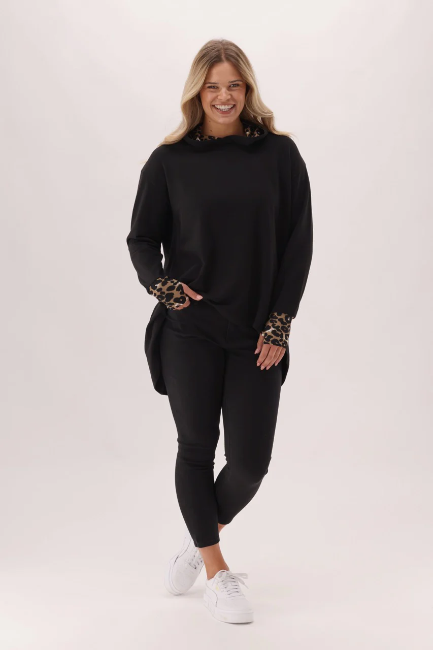 Shine On Label Discovery Hoodie Black - Image 6