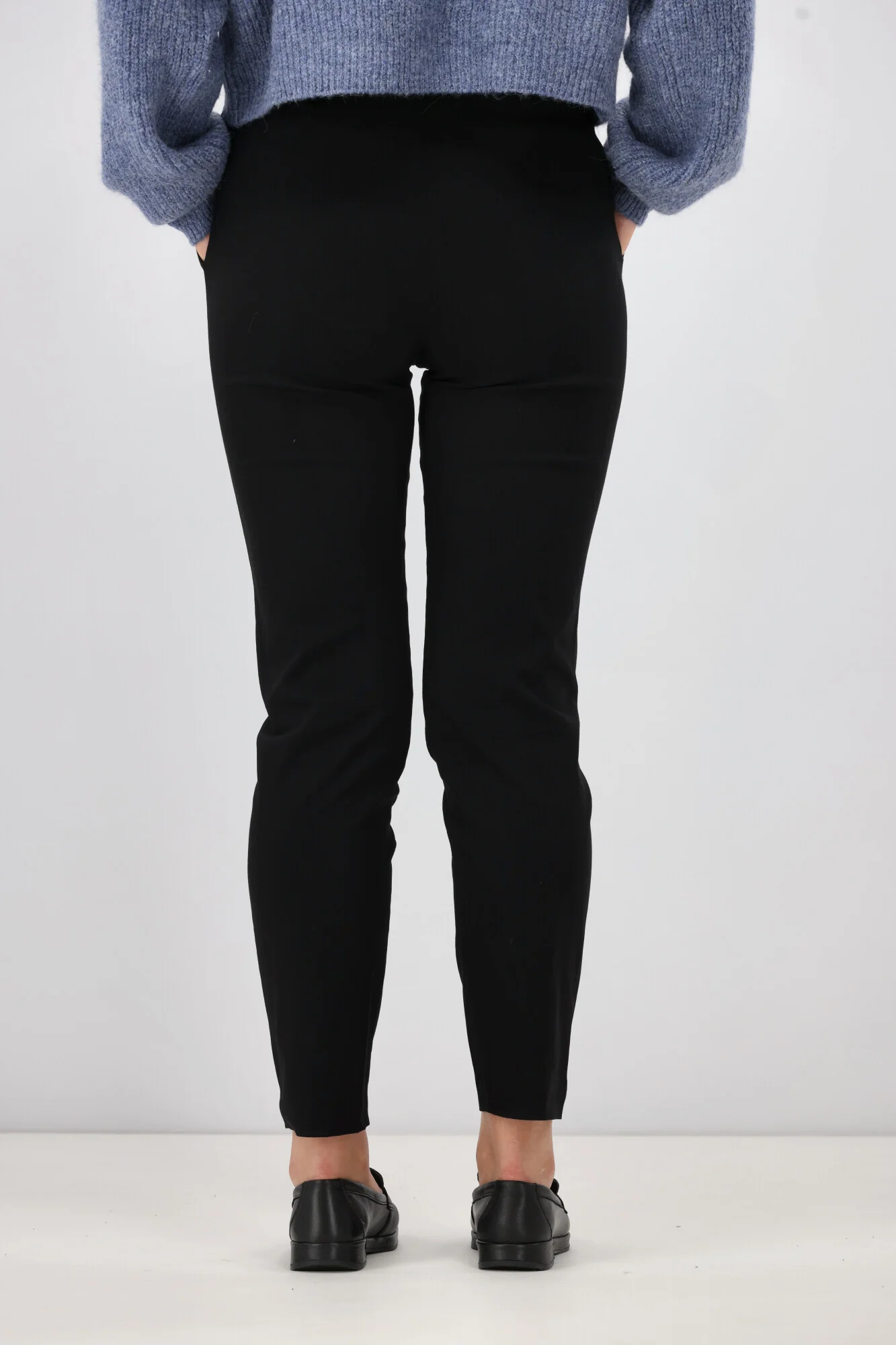 Shine On Label Evan Ponte Slim Leg Pant Black - Image 6